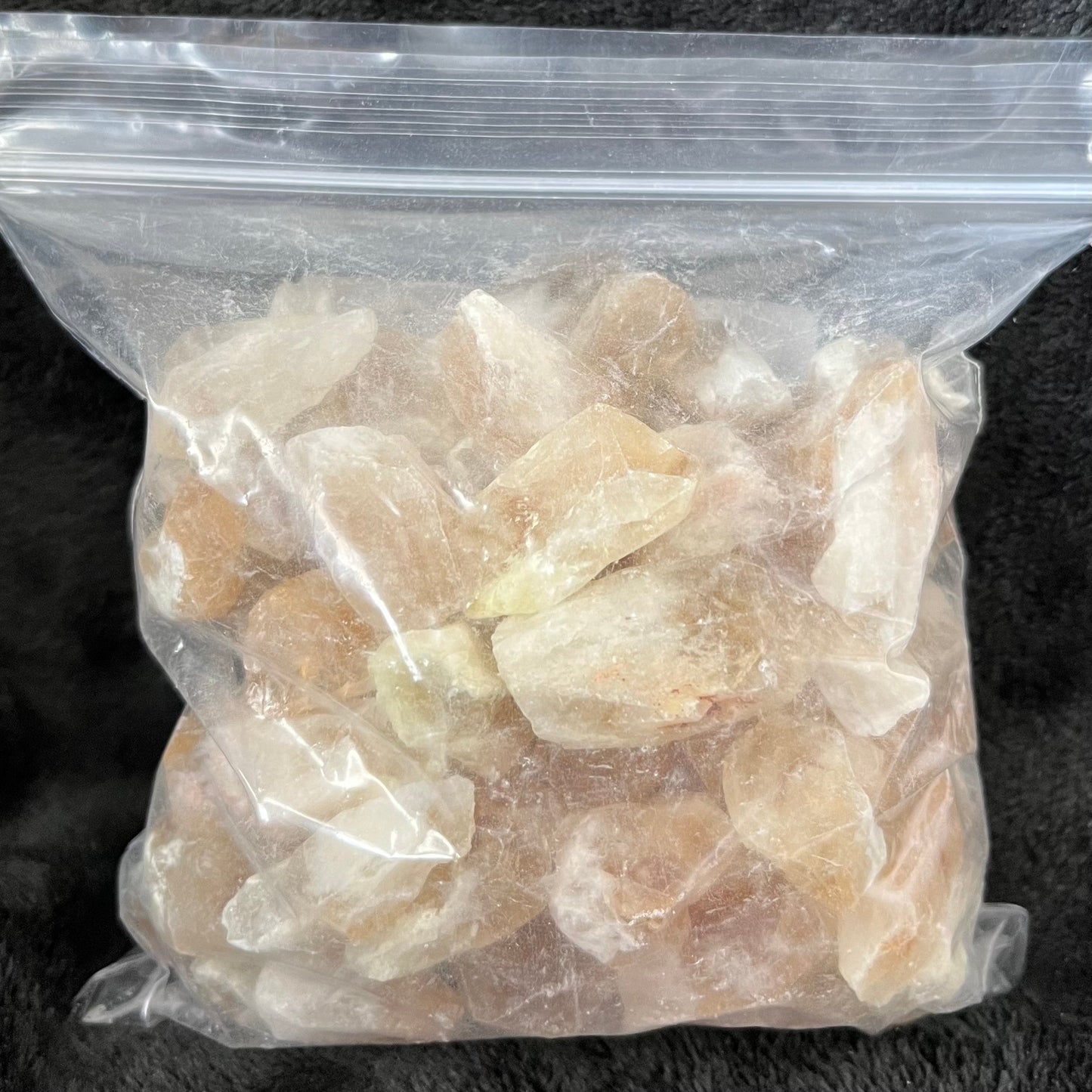 Citrine Crystal Points, Raw, 1 Pound Bag  WT-0043