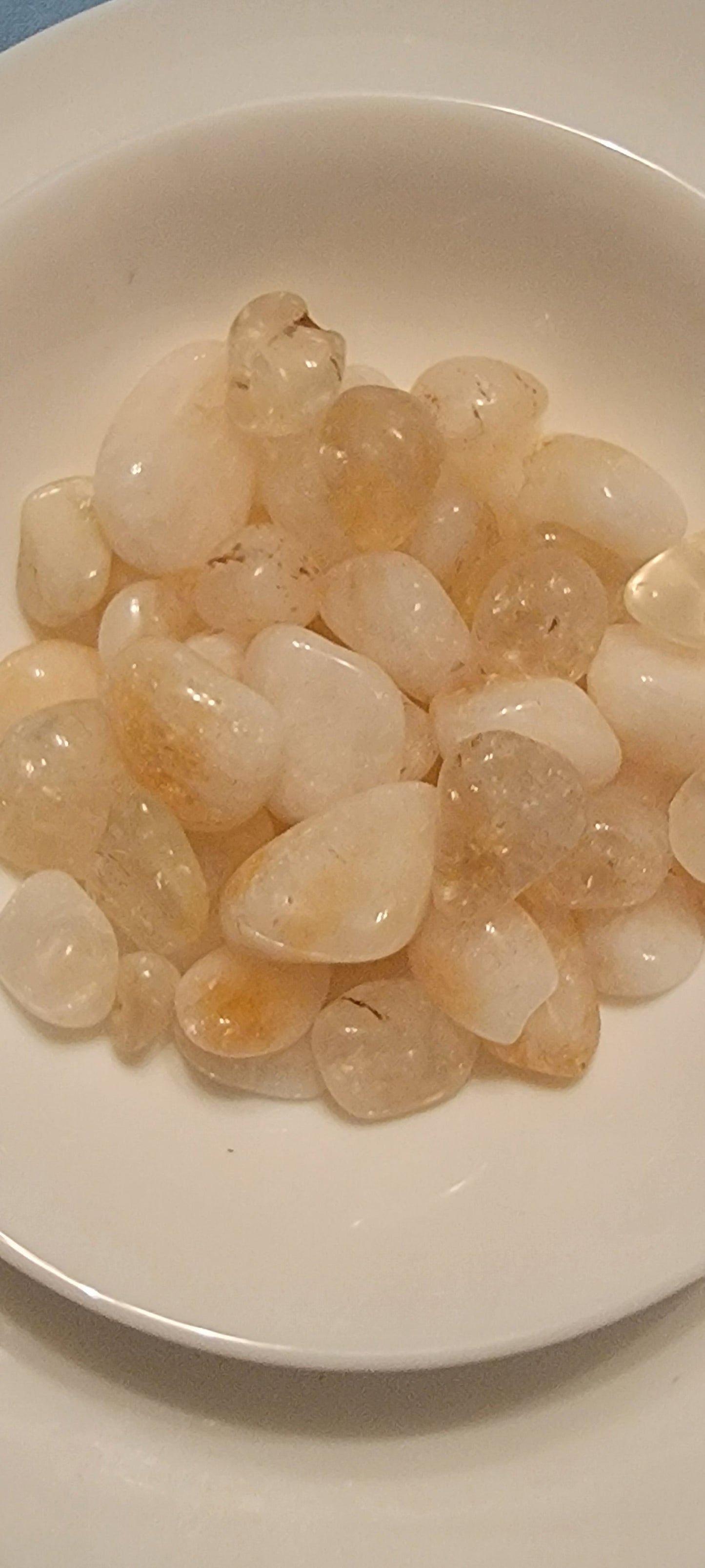 Citrine Tumbled Stone, 1 Pound Bag (Approx. 20-35 mm) WT-0030