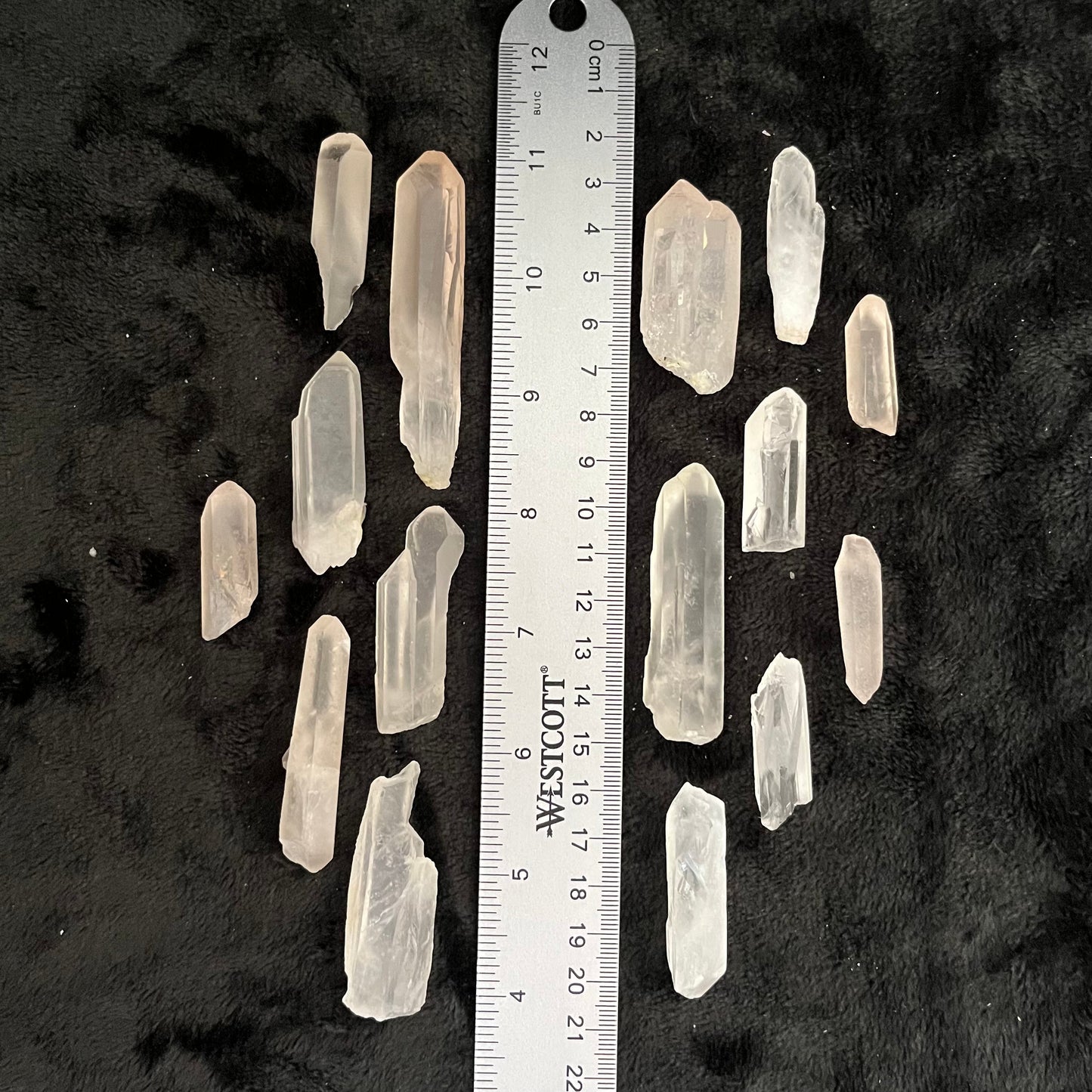 Clear Quartz Crystal Points, small, 1 pound lot, WC-0004