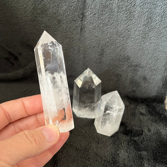 Clear Quartz Obelisk, 1 pound, WO-0033