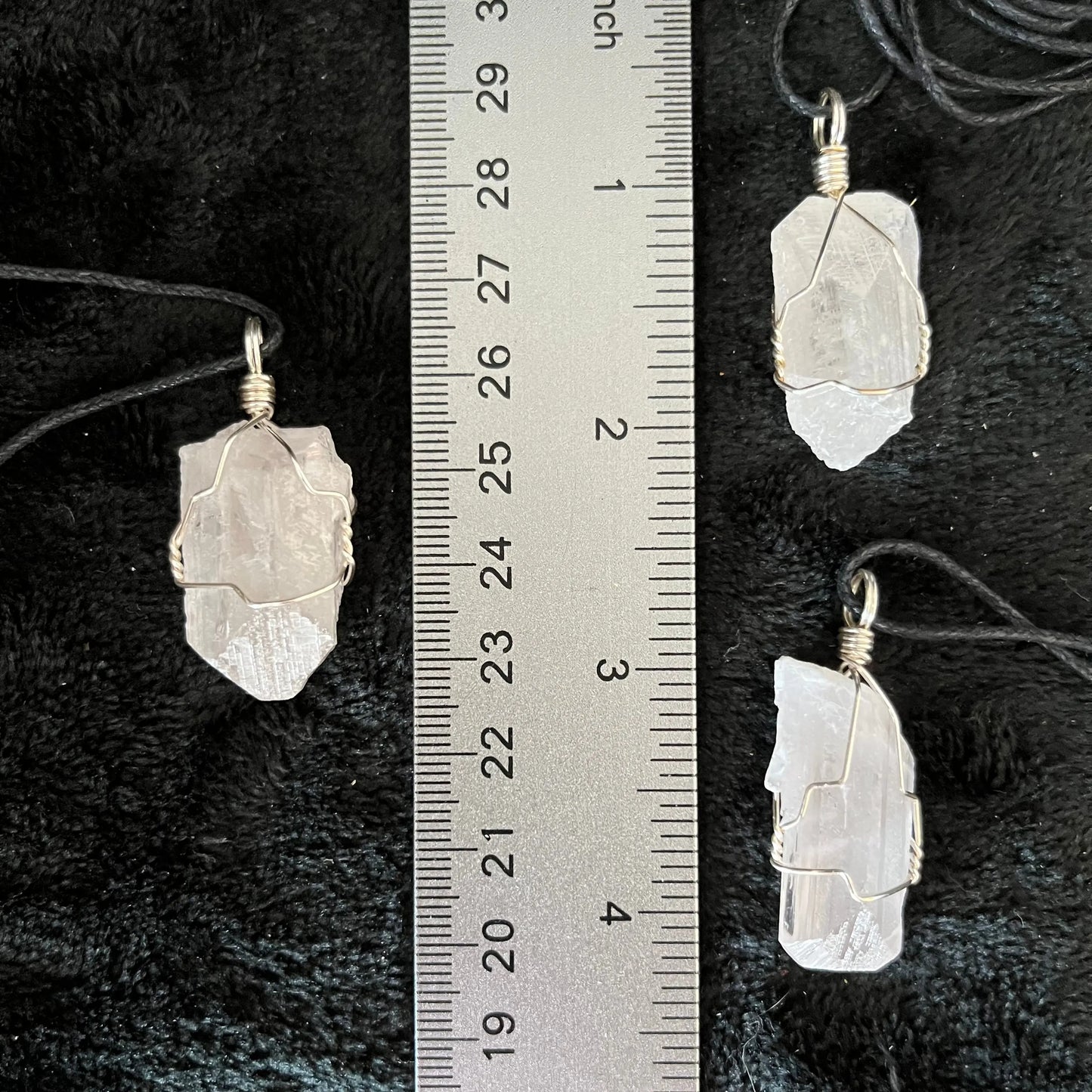 Danburite Crystal Wire Wrapped Necklace WN-0200 - Shop Wholesale Crystals