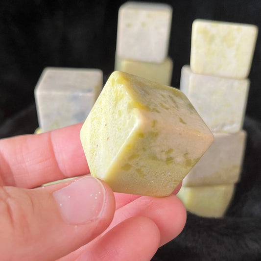 Green Jasper Tumble Stone Cubes, 1 Pound Bag WT-0007 - Shop Wholesale Crystals