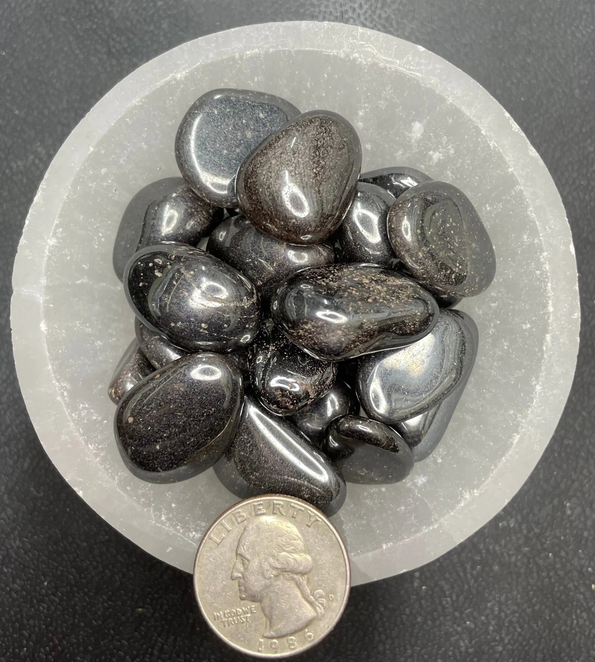 Hematite Tumbled Stone, 1 Pound Bag (Approx. 20-30 mm) WT-0065 - Shop Wholesale Crystals