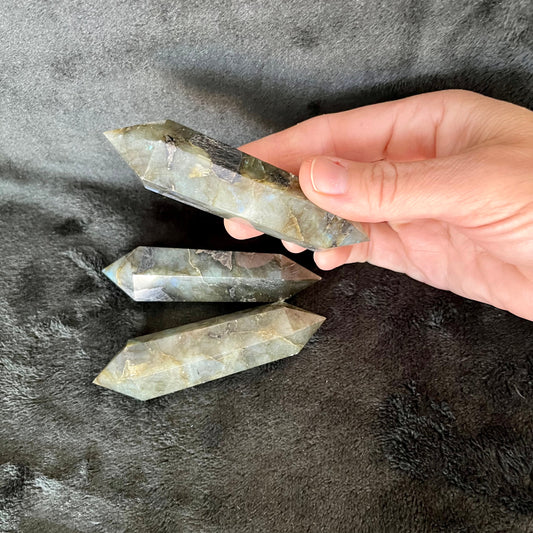 Labradorite Double Terminated Wand, 1 Pound WD-0007