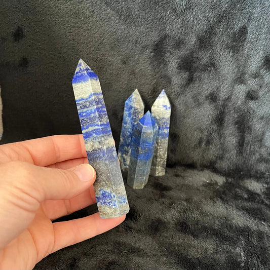 Lapis Lazuli Obelisk , 1 pound, WO-0042 - Shop Wholesale Crystals