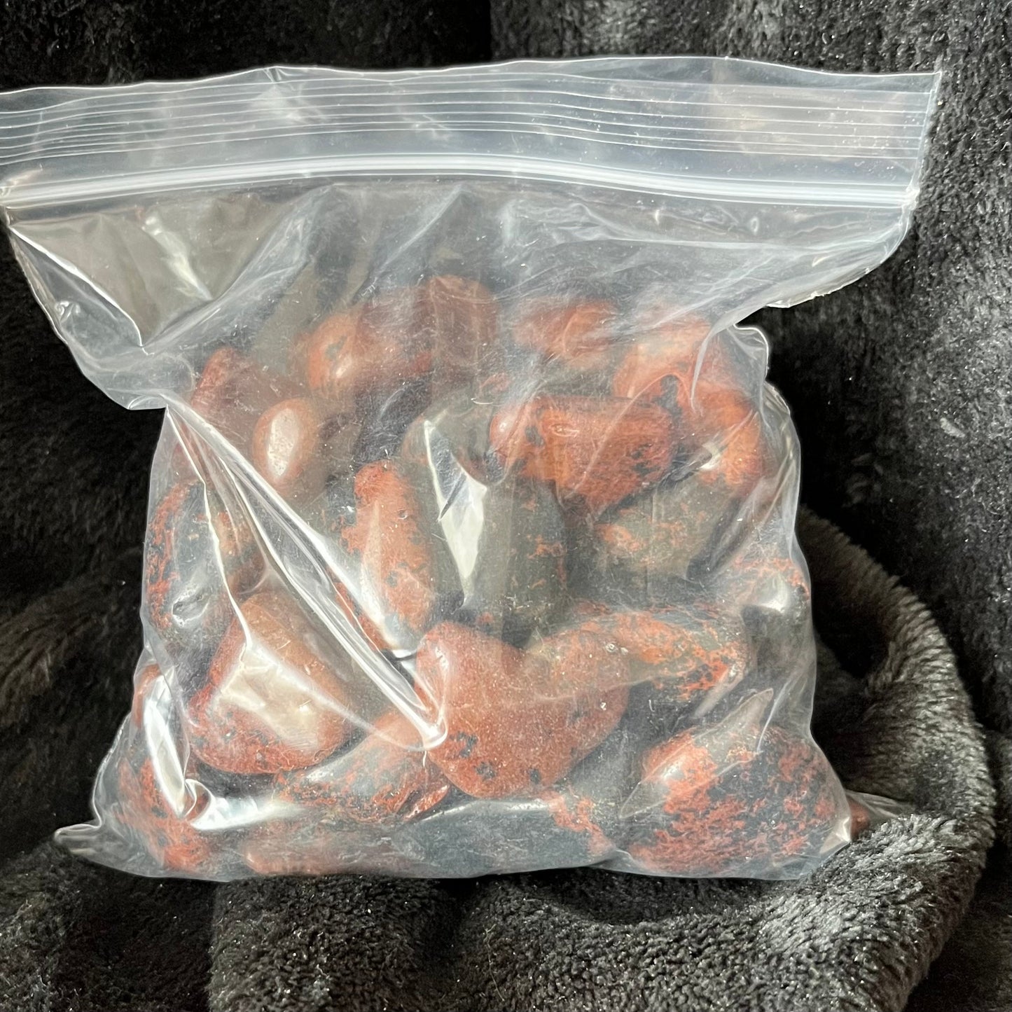 Mahogany Obsidian Tumbled Stone, 1 Pound Bag  WT-0088