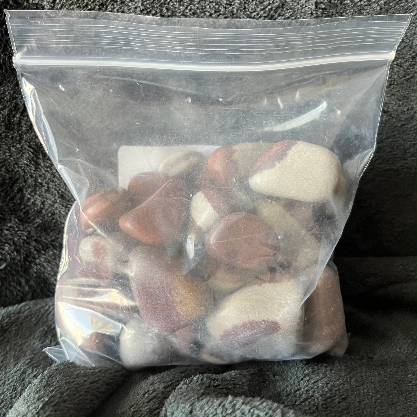 Narmada Lingham Tumbled Stone, 1 Pound Bag WT-0114