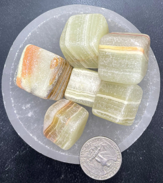 Onyx Cube Tumbled Stone, 1 Pound Bag (Approx. 20-30 mm) WT-0096 - Shop Wholesale Crystals