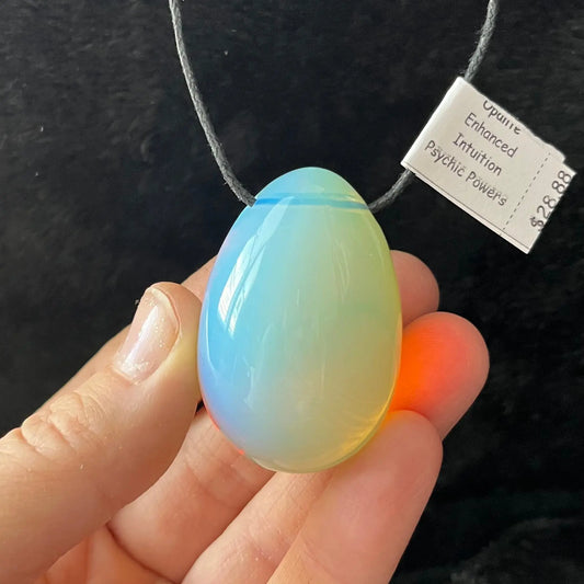 Opalite Egg Necklace WN-0021 - Shop Wholesale Crystals