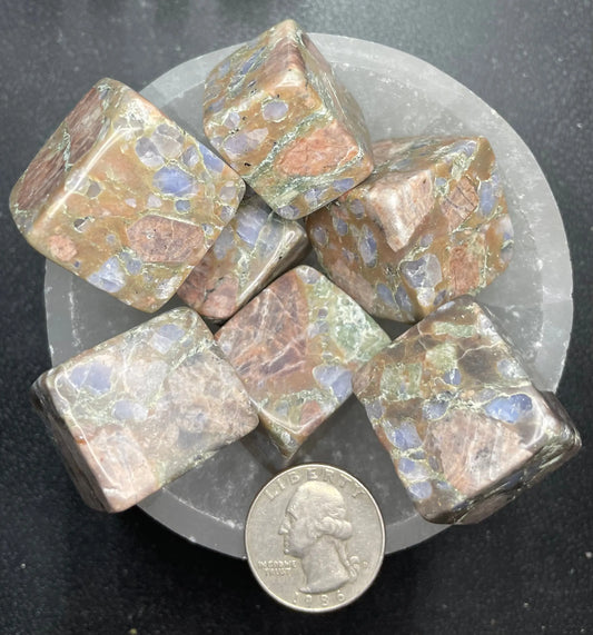 Que Sera Cube Tumbled Stone, 1 Pound Bag (Approx. 20-35 mm) WT-0112-B - Shop Wholesale Crystals