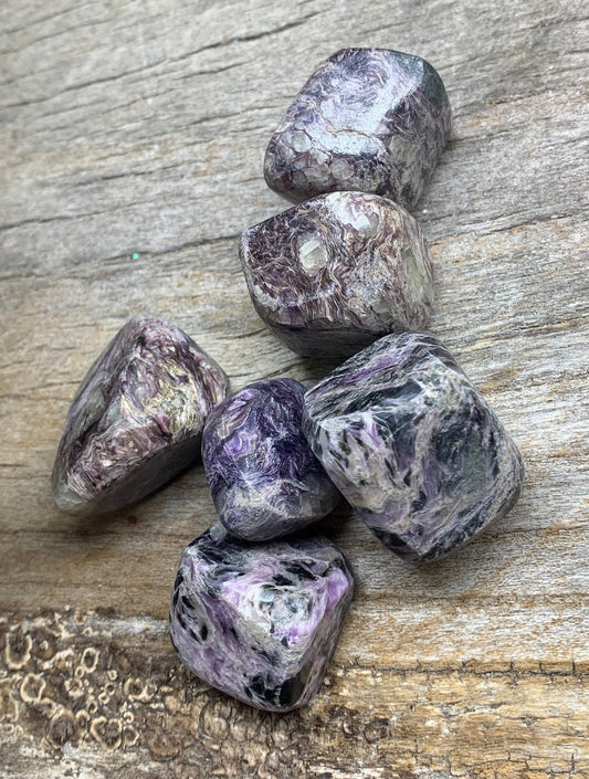 Charoite Tumbled Stone BIN-0861