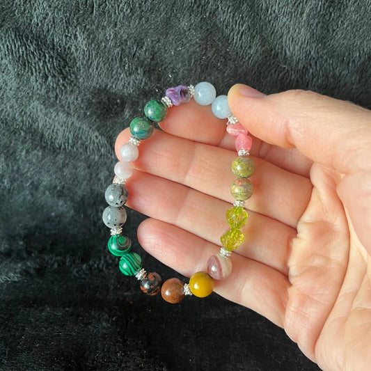 Scorpio Zodiac Gemstone Bracelet BRC-0219 Shop Wholesale Crystals