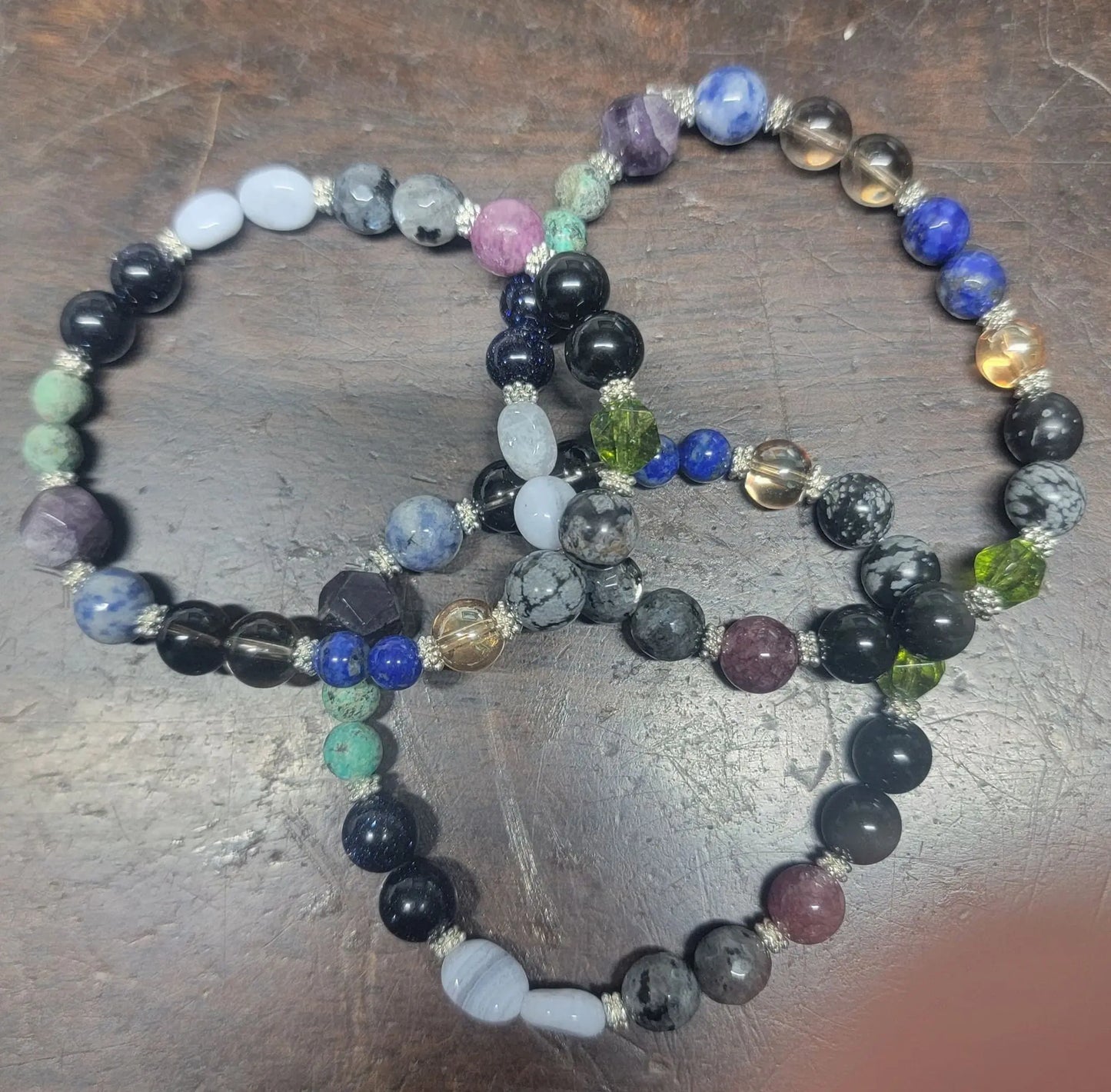 Sagittarius Zodiac Gemstone Bracelet BRC-0066 Handmade Shop Wholesale Crystals