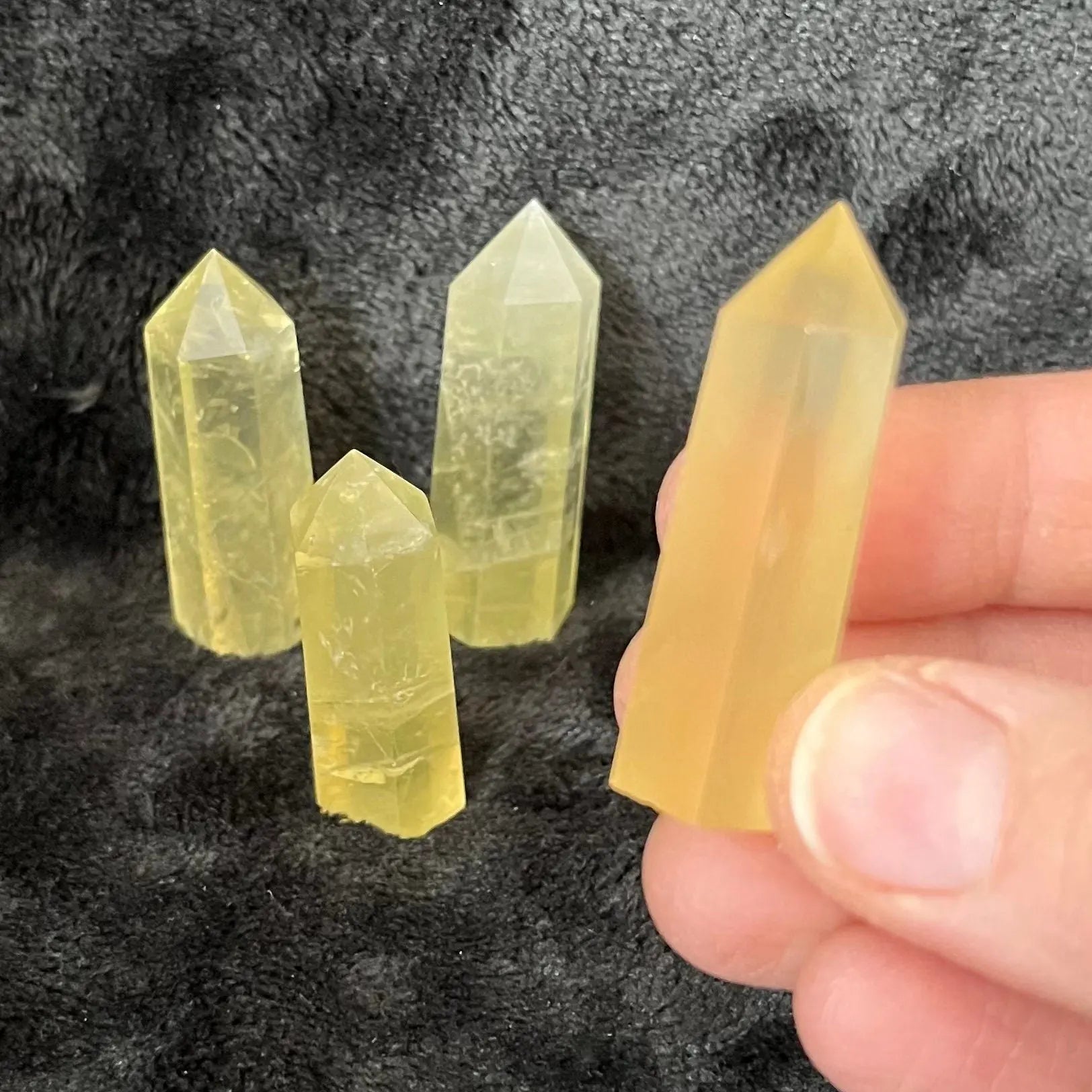 Citrine Obelisk 4 pack, WO-0054 Shop Wholesale Crystals