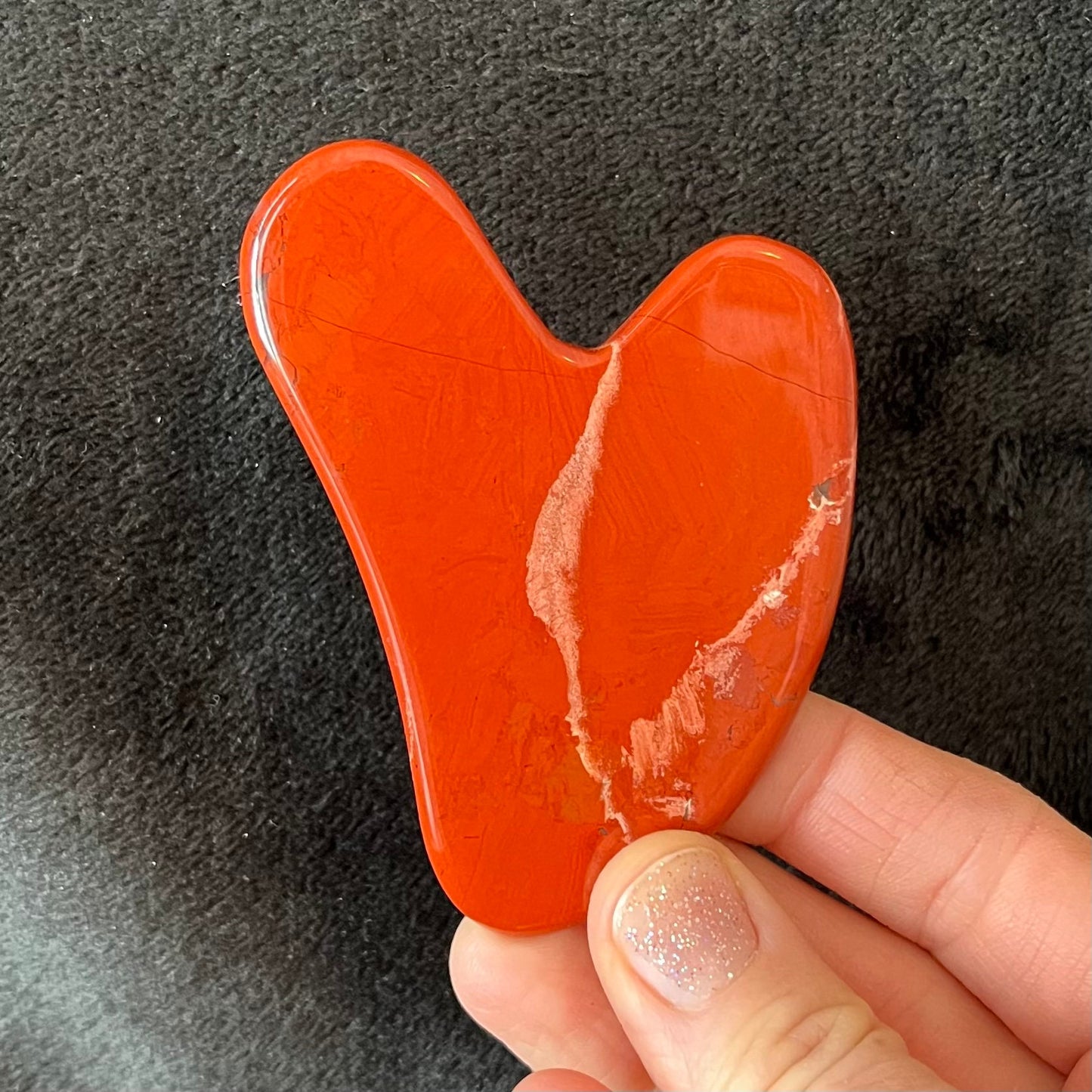 Red Jasper  Self Care Gua Sha Stone 1016