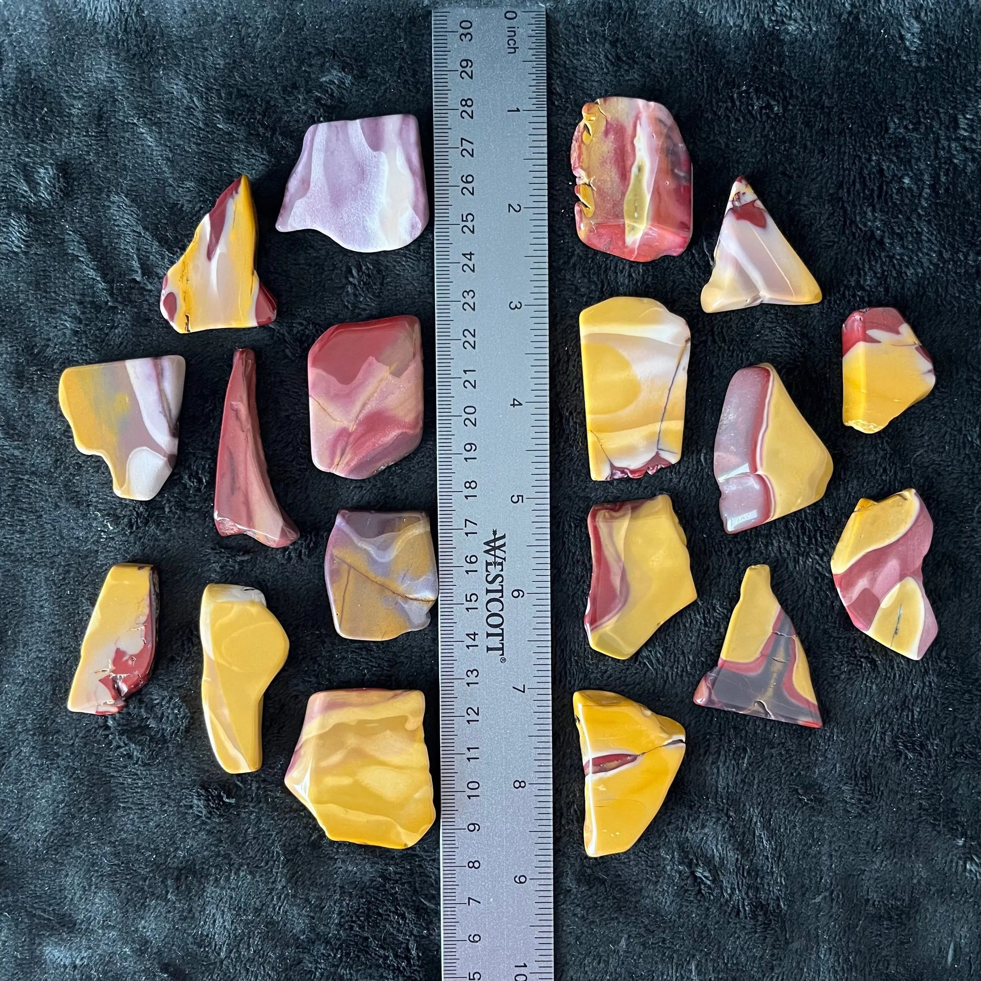 Mookaite Jasper Tumbled Slab (Approx. 11/2” - 1 3/4”)) 1477 Shop Wholesale Crystals