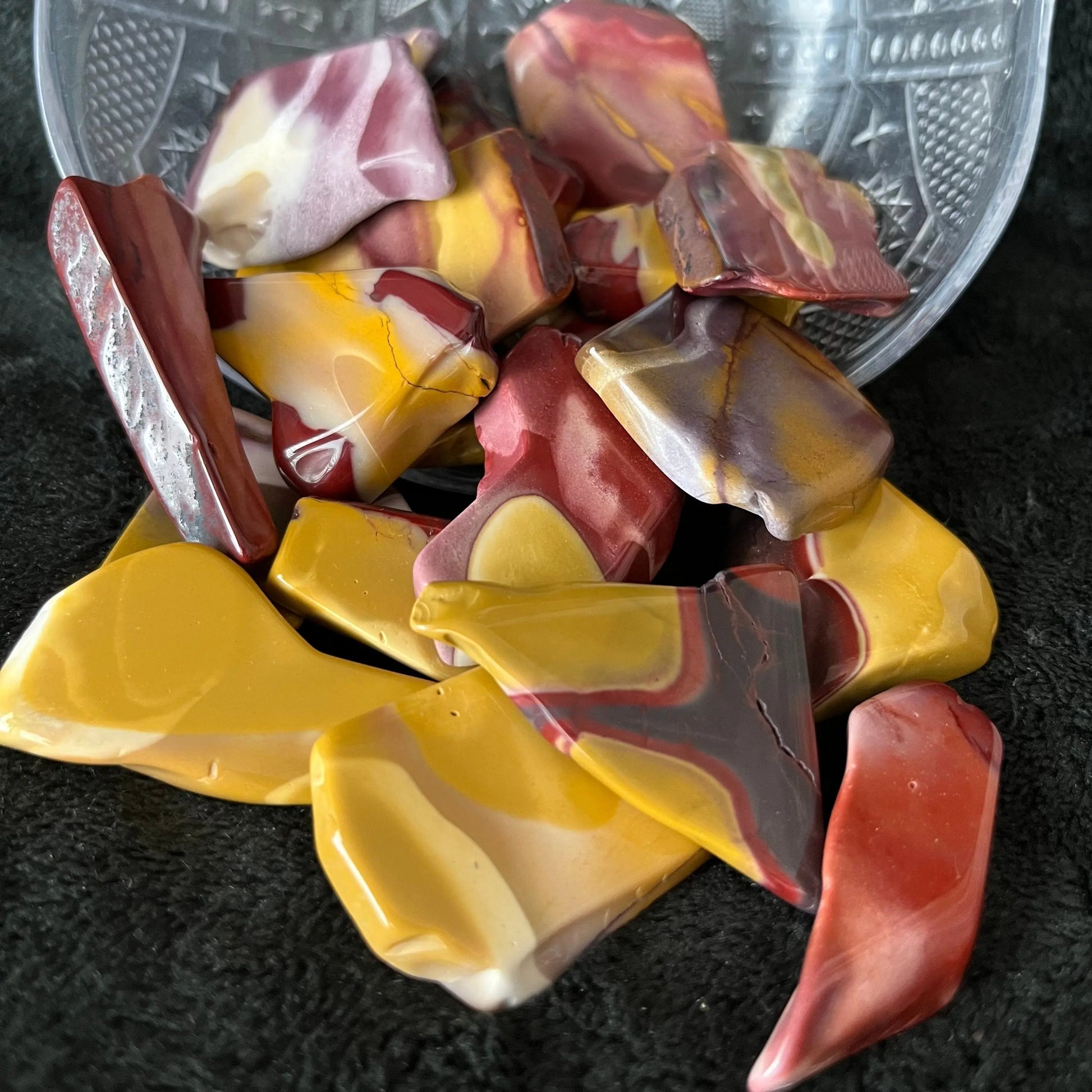 Mookaite Jasper Tumbled Slab (Approx. 11/2” - 1 3/4”)) 1477 Shop Wholesale Crystals
