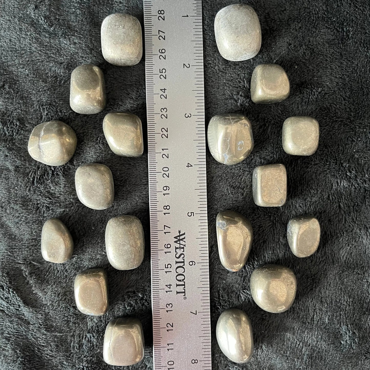 Pyrite Tumbled Stone (Approx. 3/4” - 1”) BIN-1500 Shop Wholesale Crystals