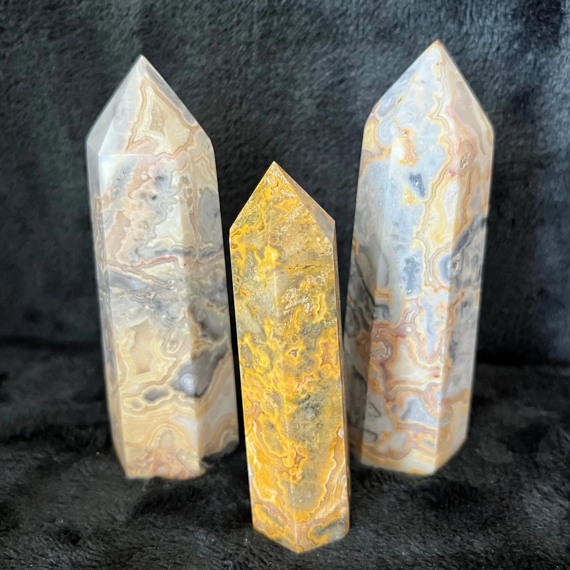 Crazy Lace Agate  Obelisk, 1 pound,  WO-0031 Shop Wholesale Crystals