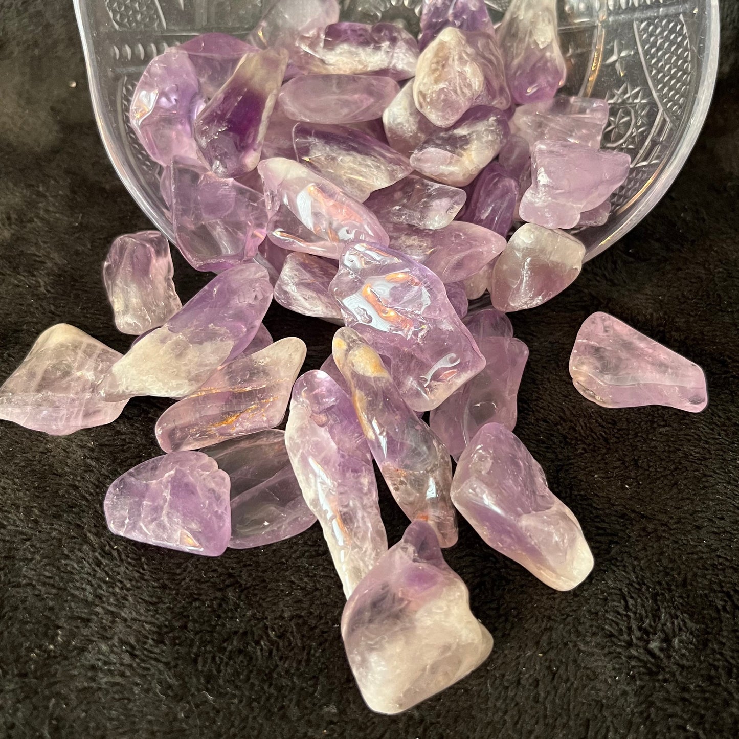 Amethyst Tumbled Stone (Approx. 3/4” - 1”) 0723