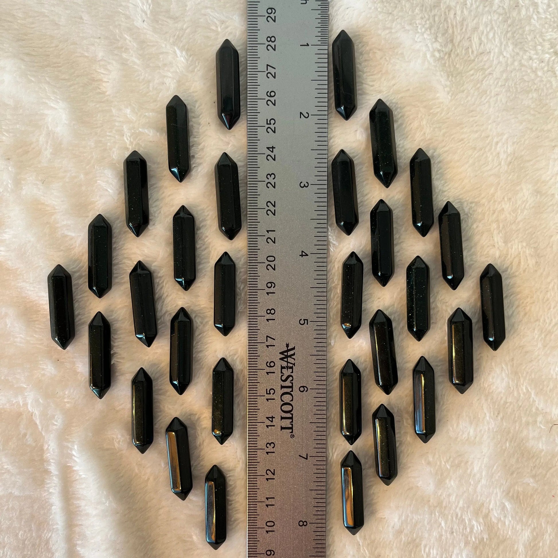 Green Goldstone Double Terminated Crystal Point (Approx. 1 1/4”) T-0083 Shop Wholesale Crystals