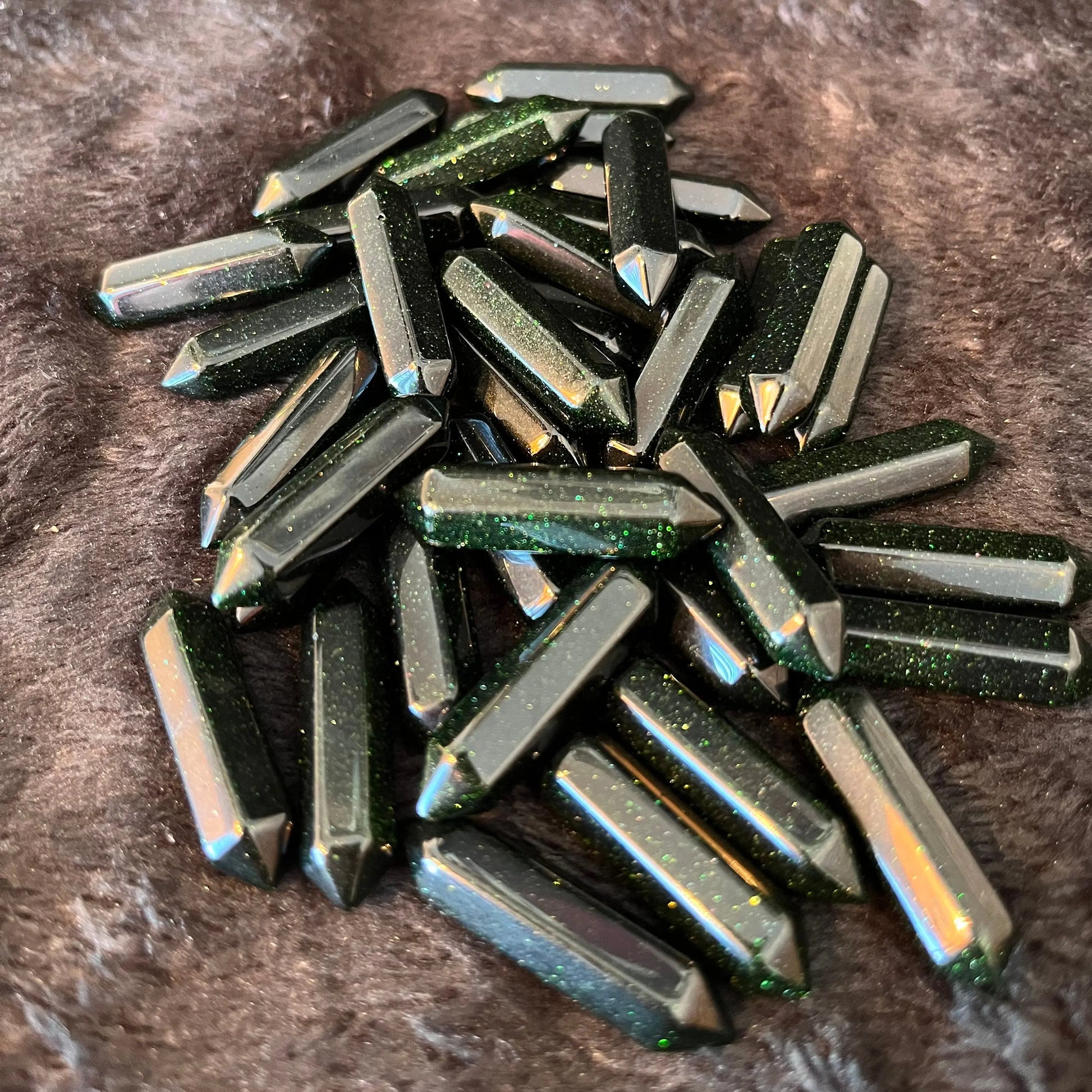 Green Goldstone Double Terminated Crystal Point (Approx. 1 1/4”) T-0083 Shop Wholesale Crystals