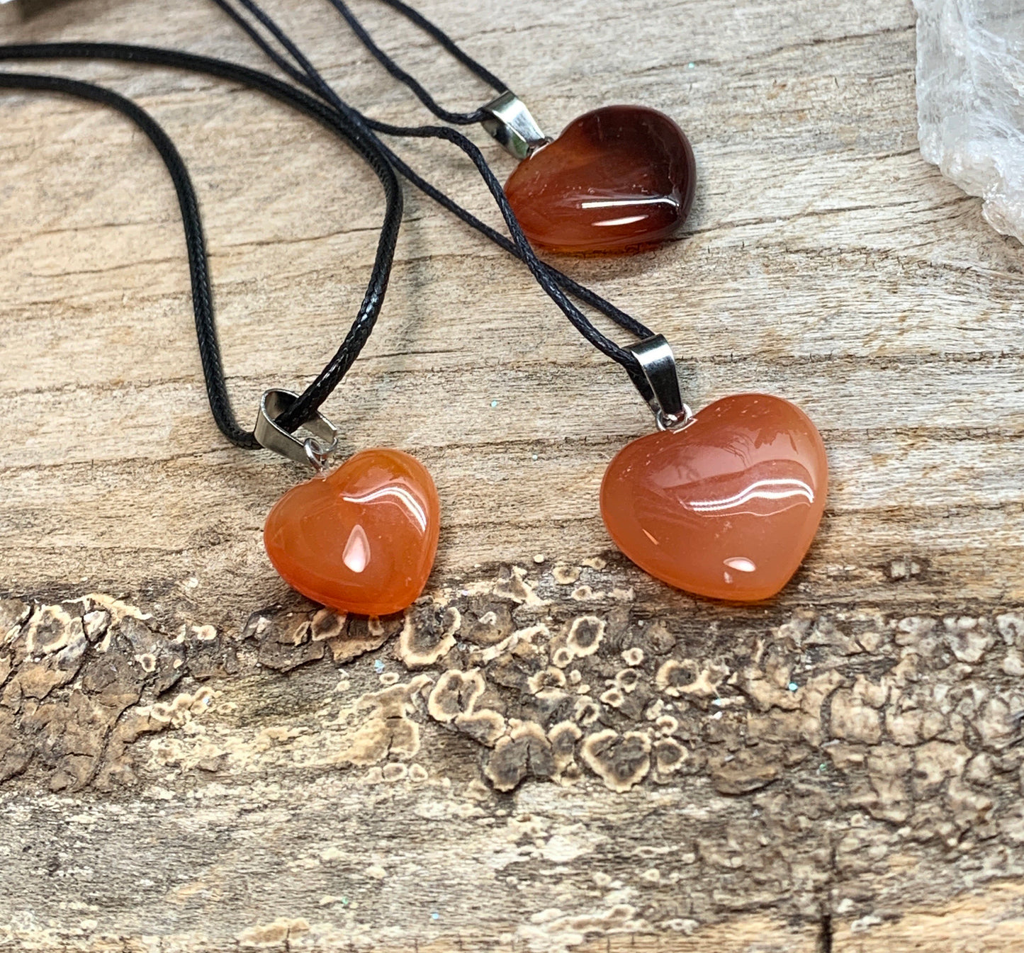 Carnelian Agate Heart Necklace NCK-2900