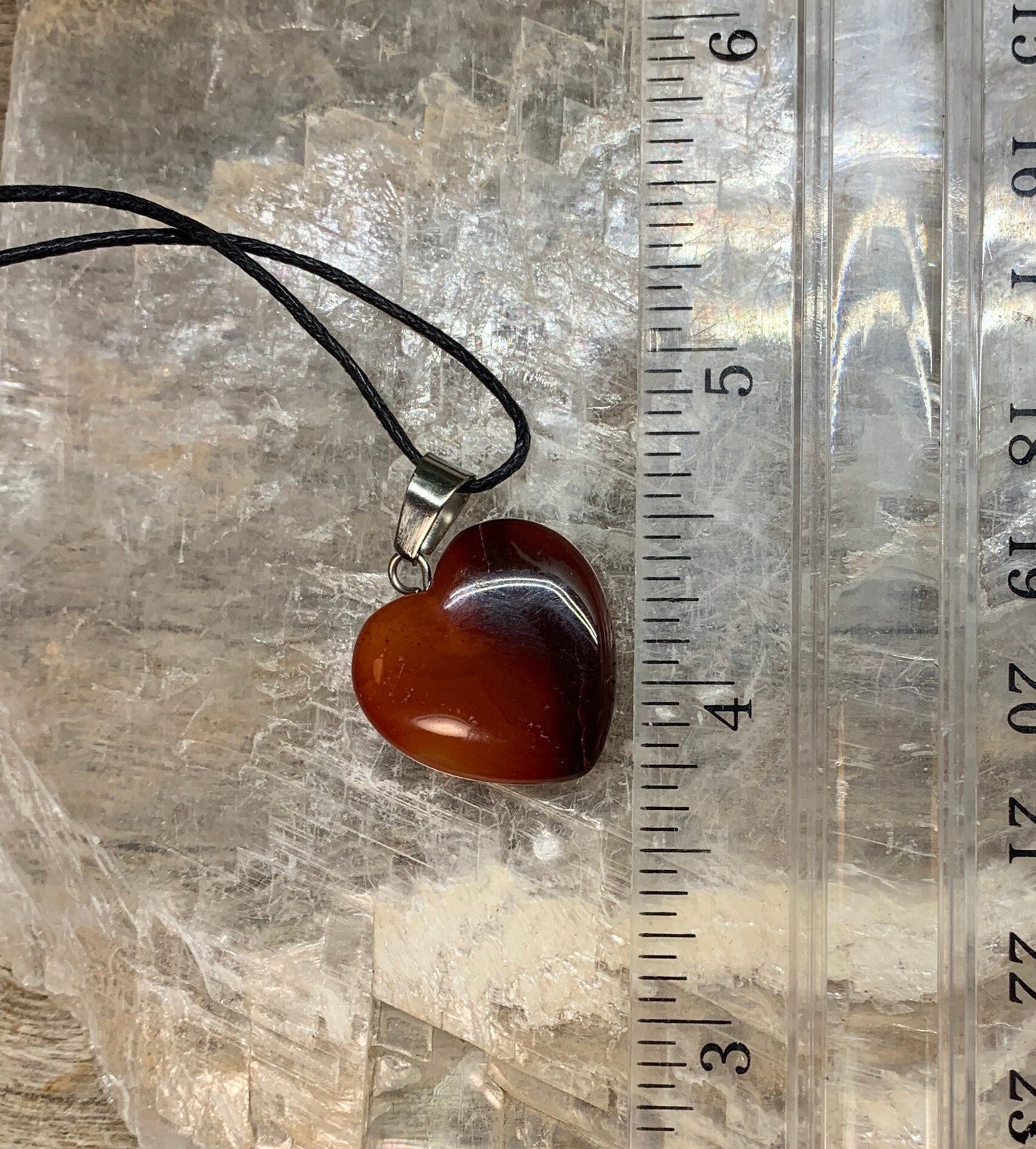 Carnelian Agate Heart Necklace NCK-2900