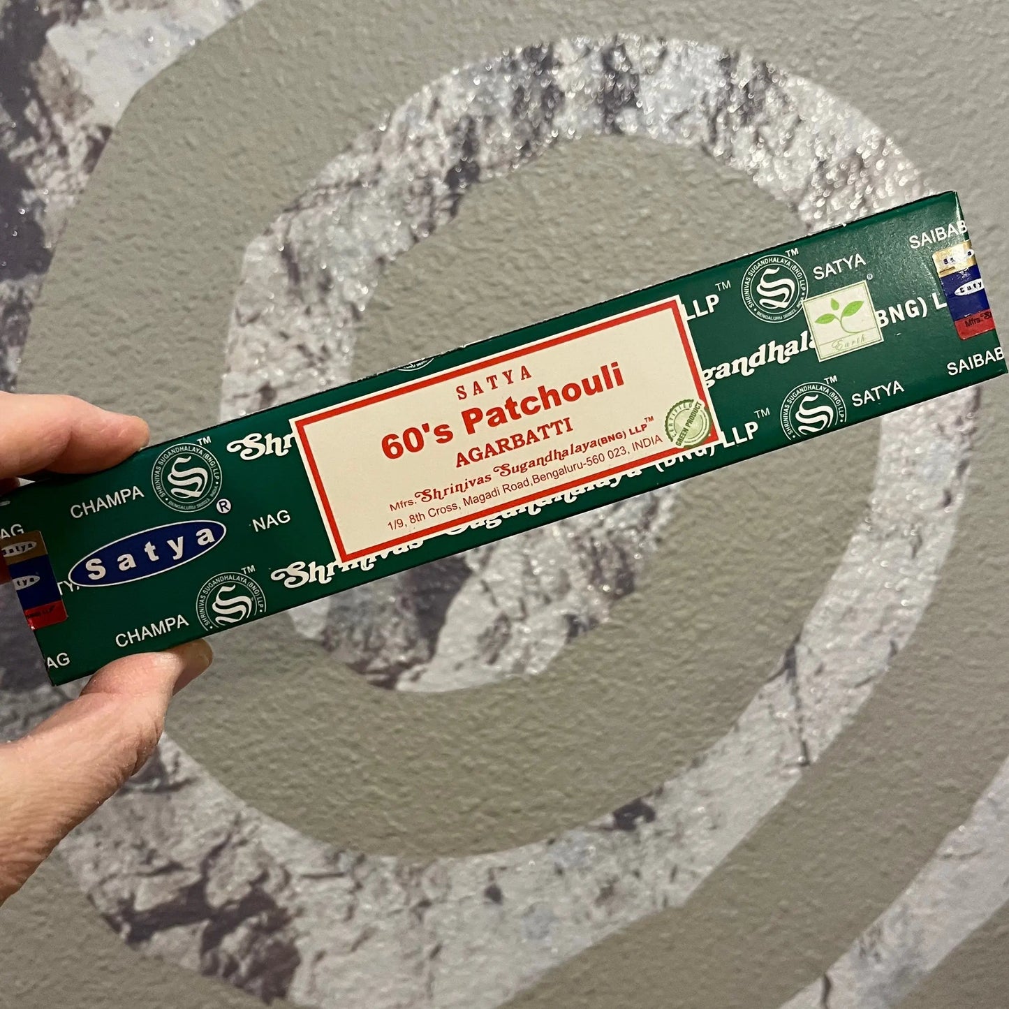 Satya 60's Patchouli Incense Sticks 1654 Shop Wholesale Crystals