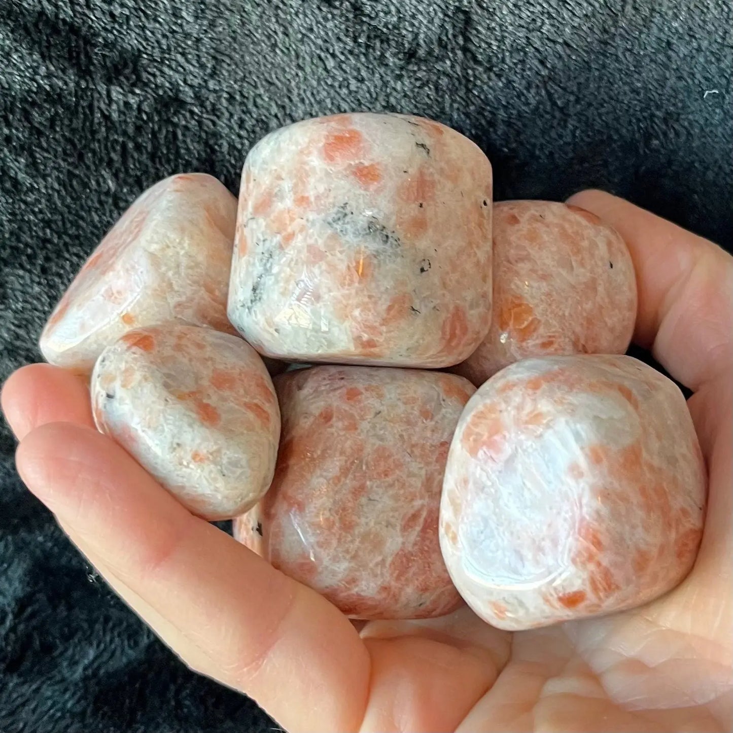 Sunstone  Large Tumbled Stone, 1 Pound (Approx. 1 1/2 - 1 3/4") WT-0139-B Shop Wholesale Crystals