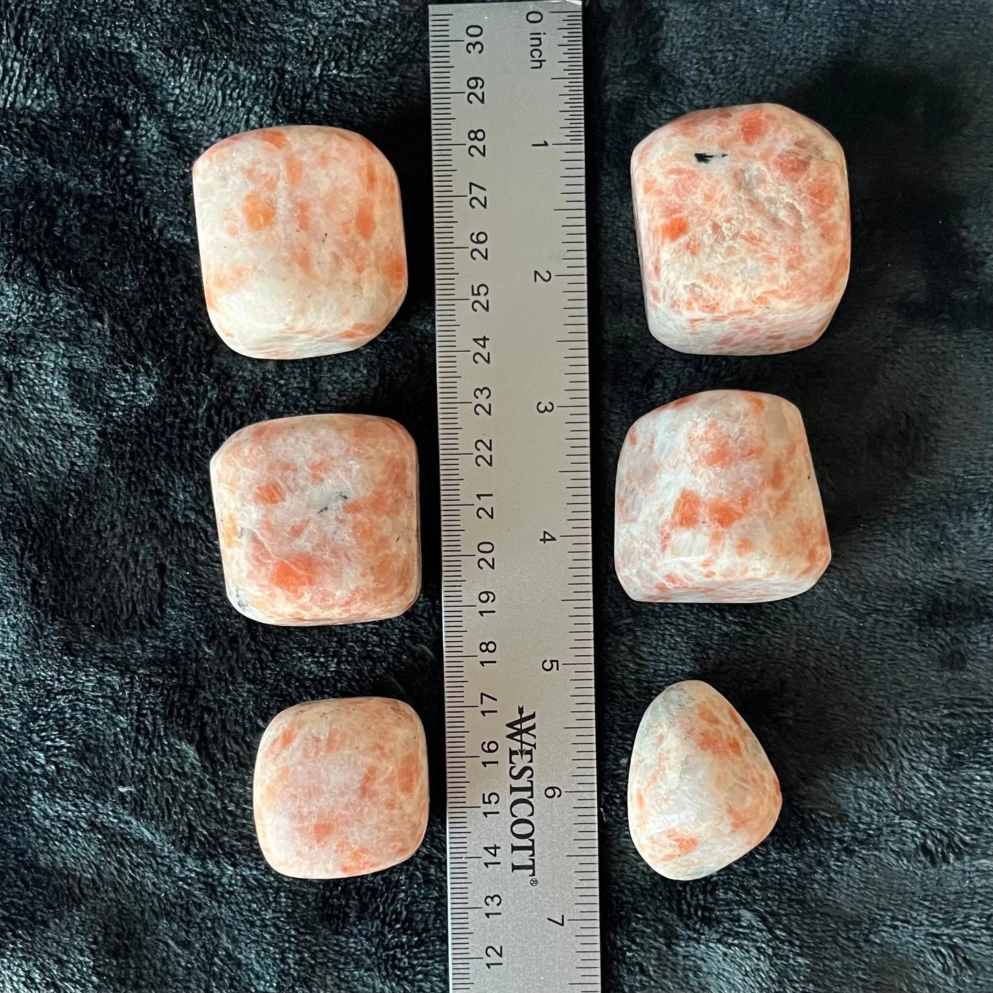 Sunstone  Large Tumbled Stone, 1 Pound (Approx. 1 1/2 - 1 3/4") WT-0139-B Shop Wholesale Crystals