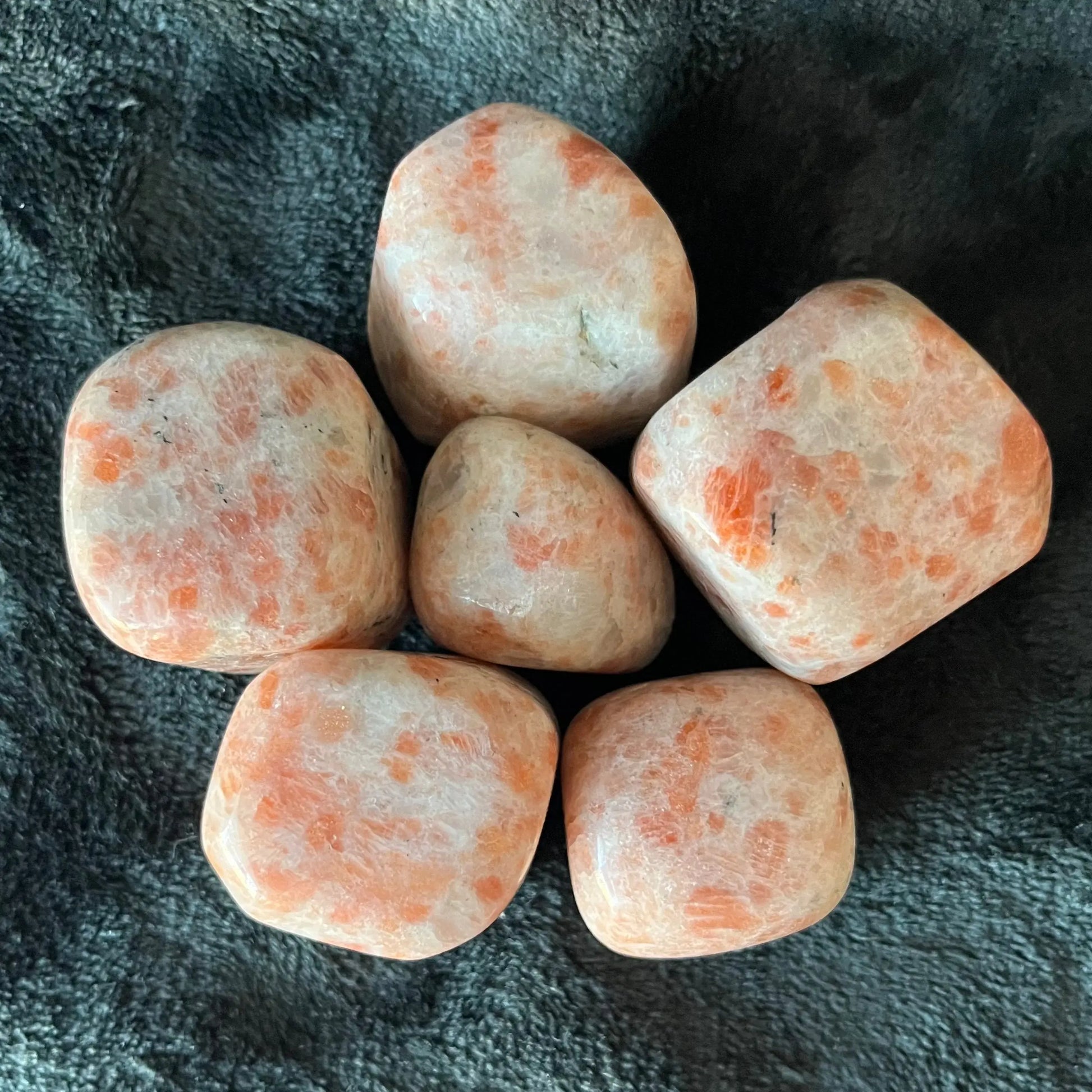 Sunstone  Large Tumbled Stone, 1 Pound (Approx. 1 1/2 - 1 3/4") WT-0139-B Shop Wholesale Crystals