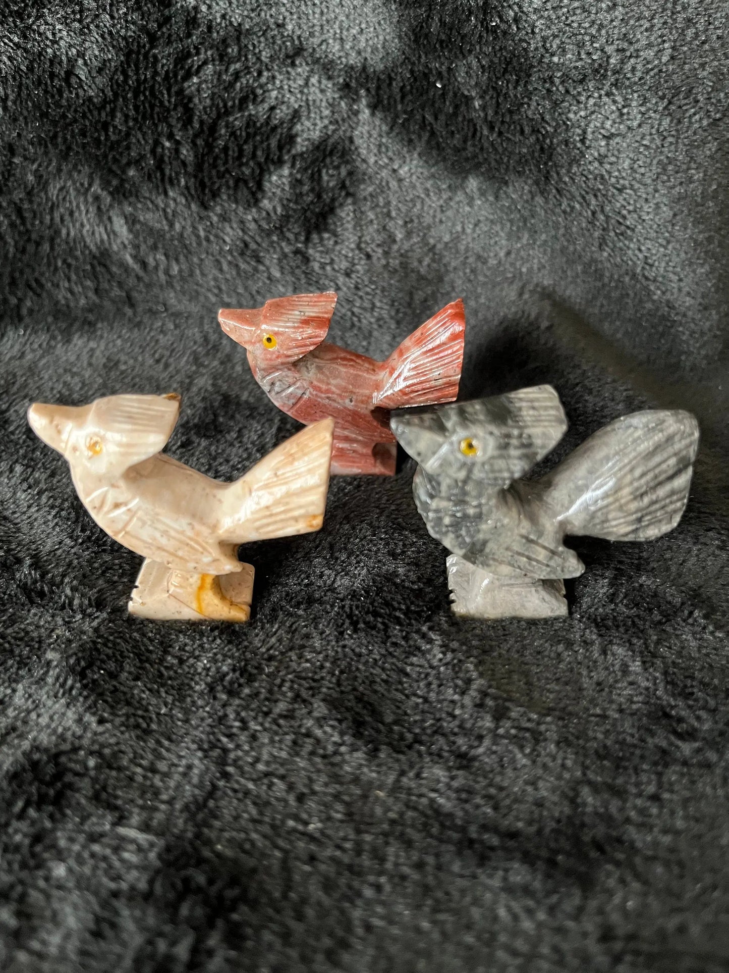 Road Runner Carved Soapstone Figurine (Approx. 1 1/2”) 0839 Shop Wholesale Crystals