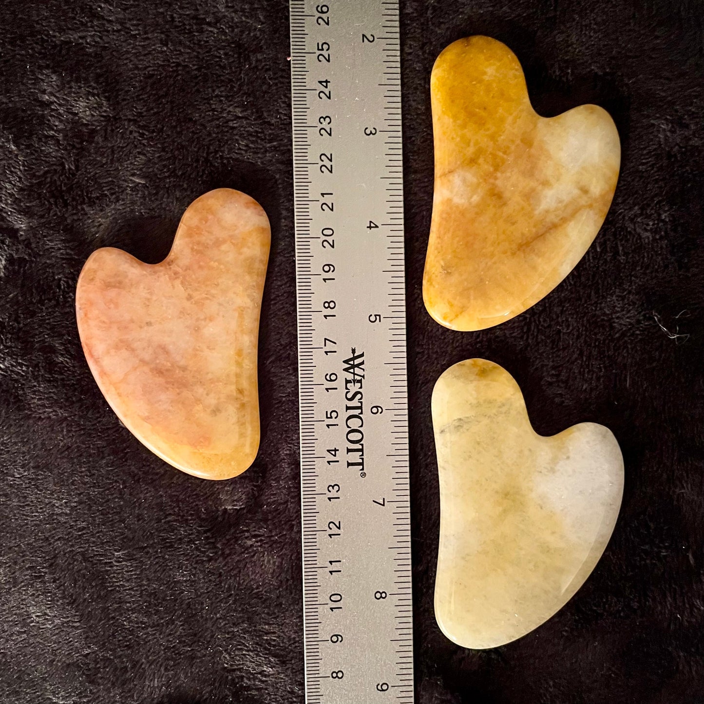 Golden Healer Self Care Stone, Gua Sha 1034