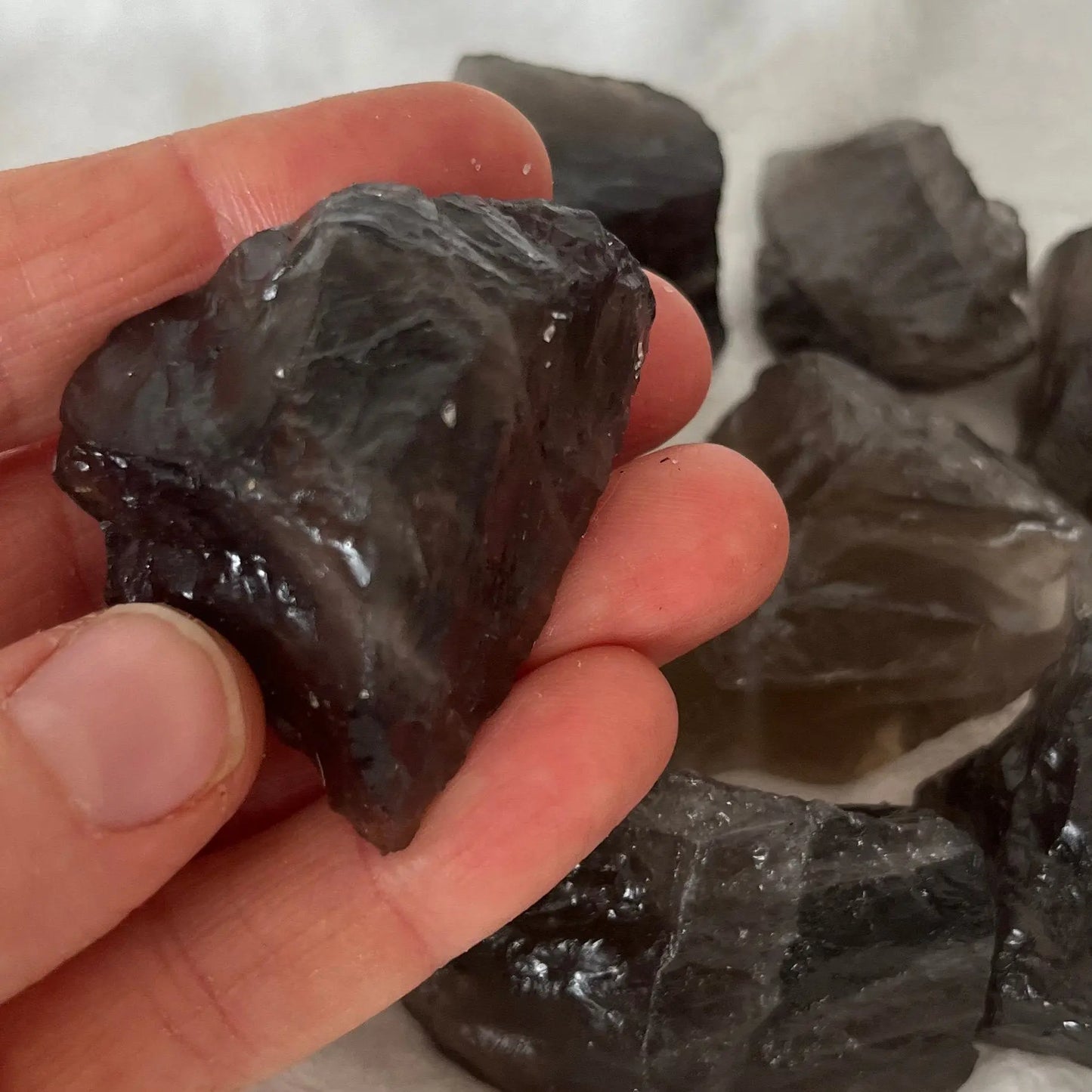 Smoky Quartz Raw Chunk (Approx. 1 1/2” - 1 3/4”) 1232 Shop Wholesale Crystals