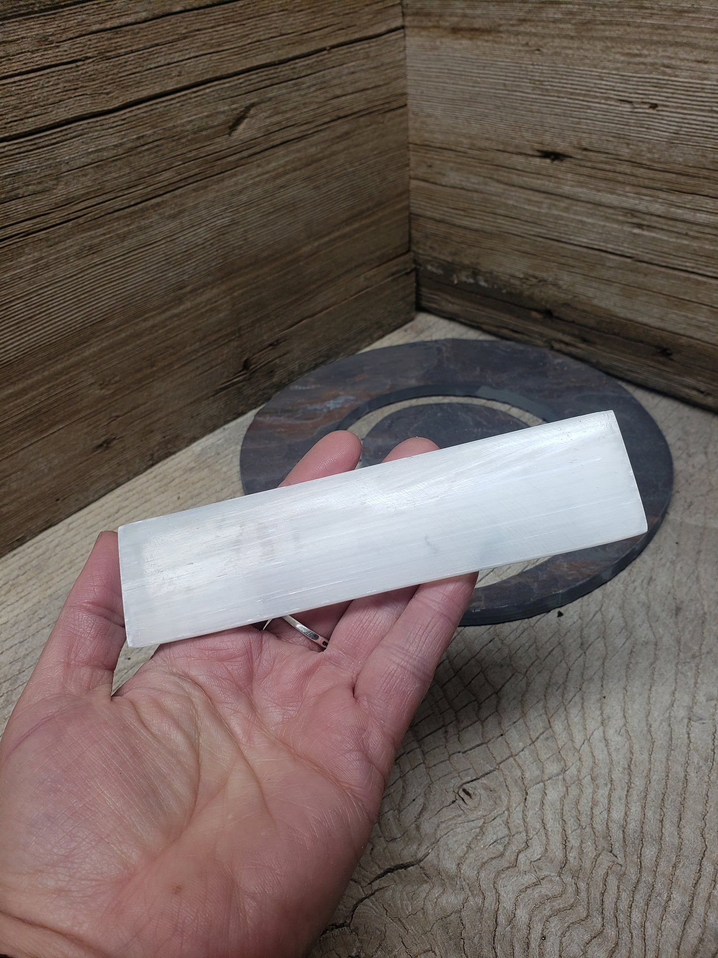 Selenite Bar, Wand, Rod, Stick (Approx. 6") G-0007