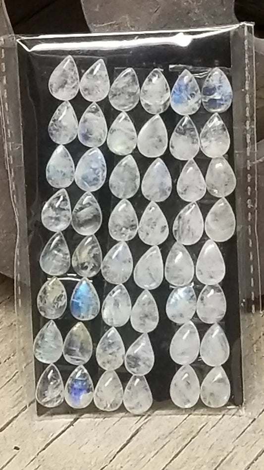 Rainbow Moonstone Cabochon You will receive one cabochon(Small, Approx. 12mm) BIN-0166-C - Shop Wholesale Crystals