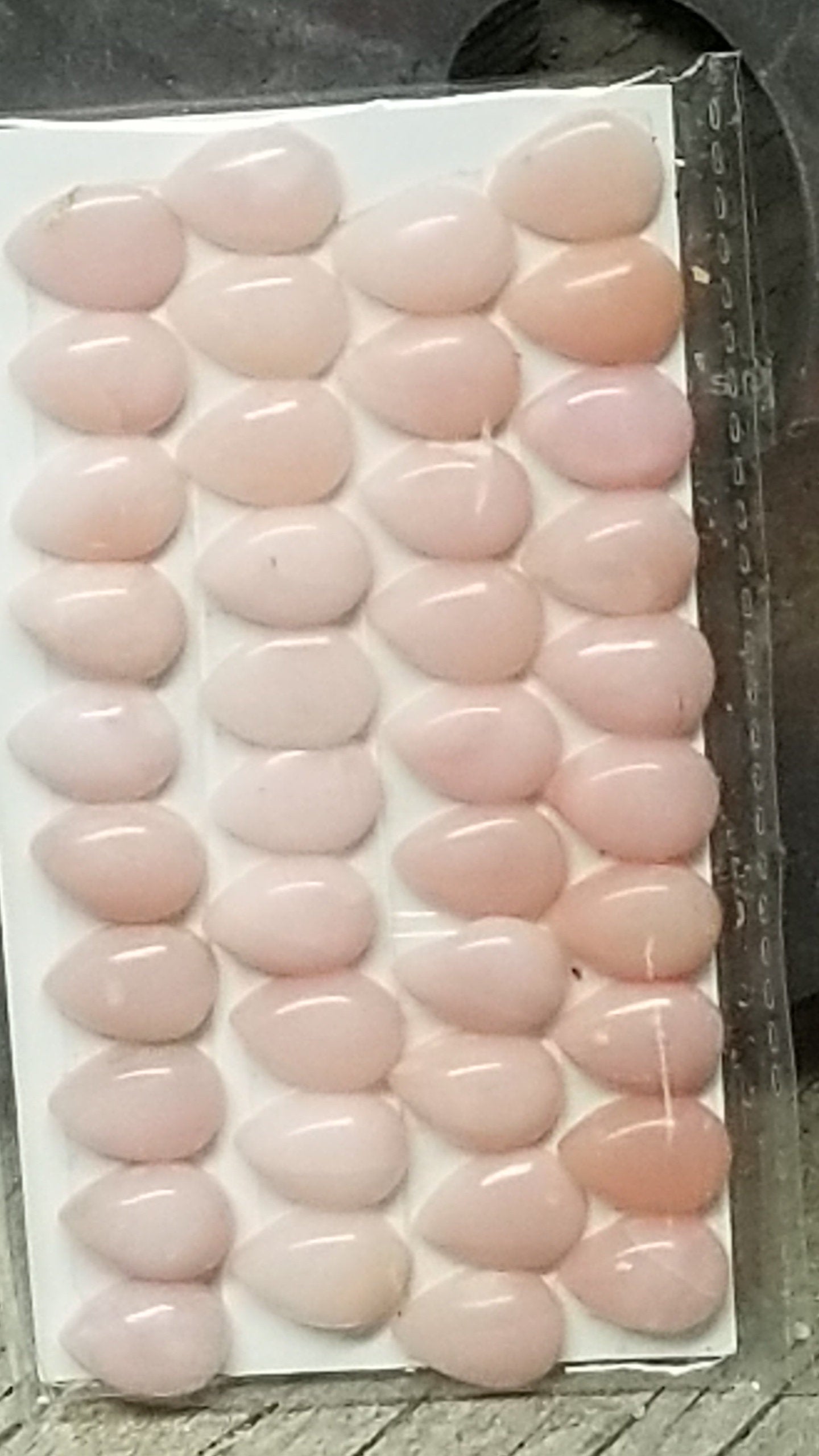Pink Opal Cabochon  (Small, Approx. 15mm) BIN-0166-B