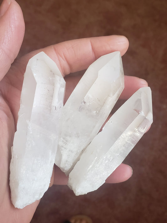 Candle Quartz Crystal (Approx 3" long) 0255