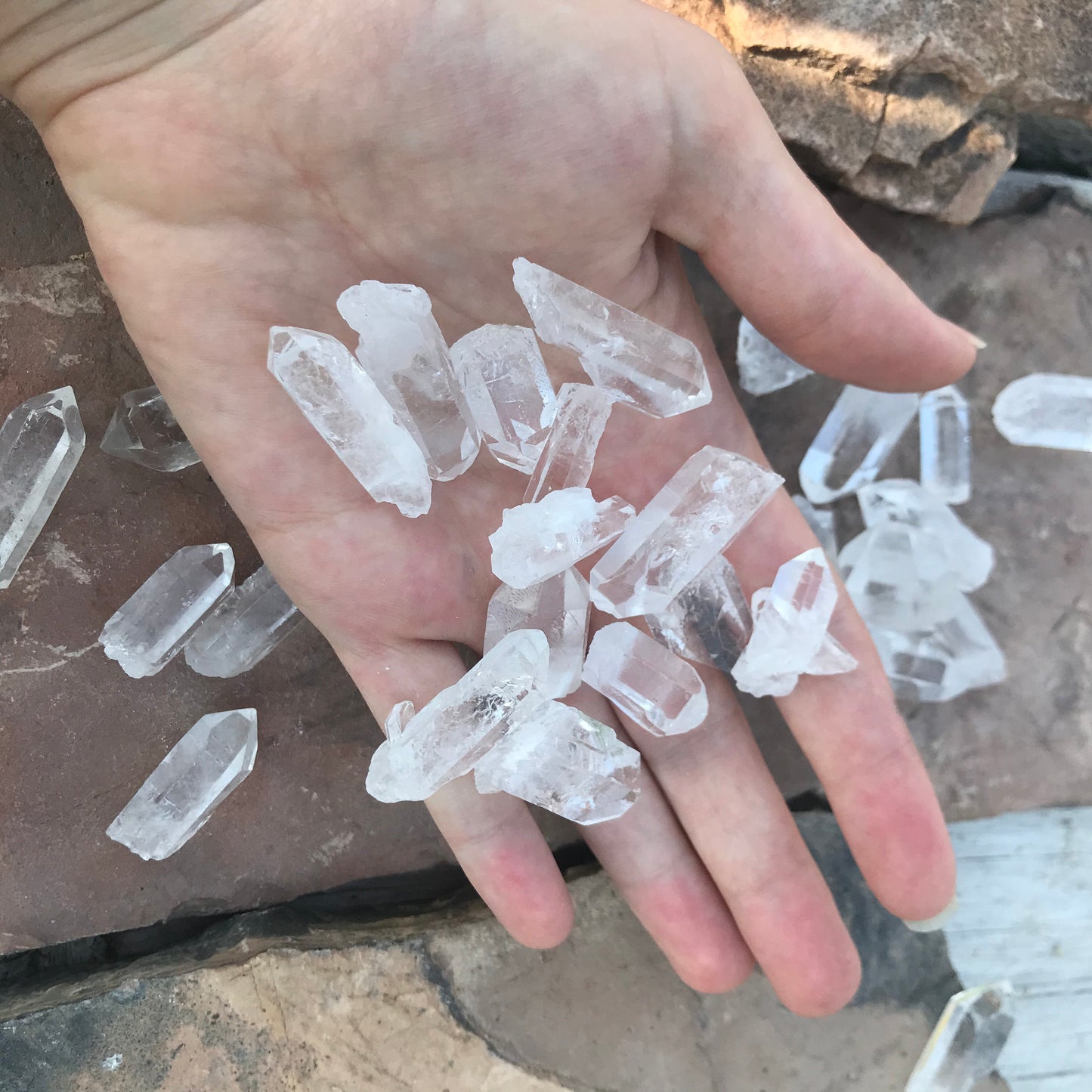 Natural Clear Quartz Crystal, ( 3/4" to 1 1/2" long) One Crystal, Metaphysical Quartz Rough 0156