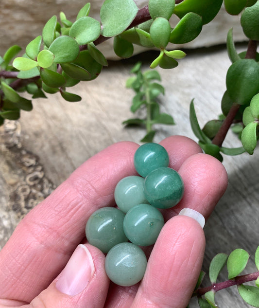 Green Aventurine Mini Sphere (Approx. 3/8" - 5/8") 0248