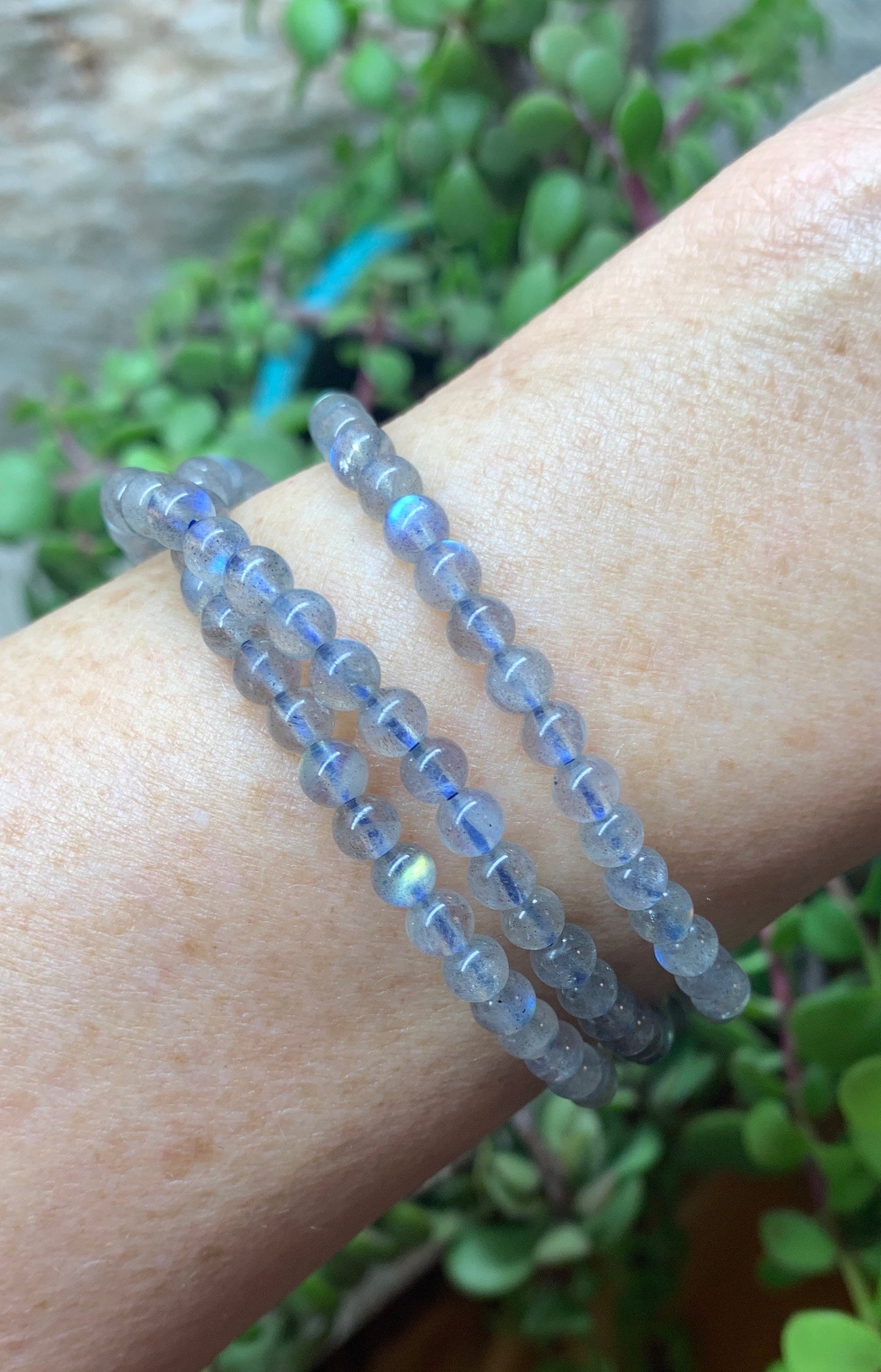 Labradorite Wrap Bracelet        BRC-0059