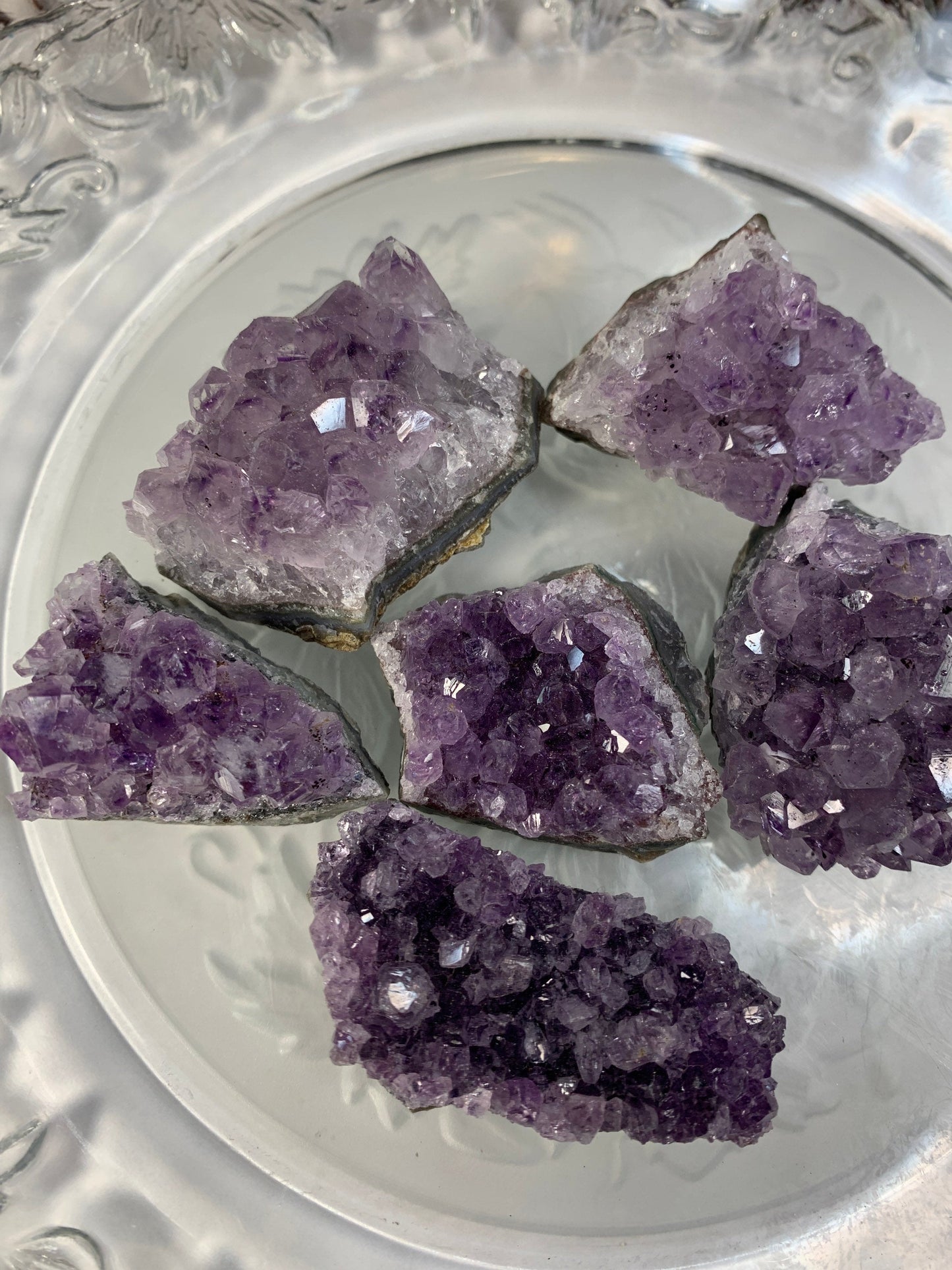 Amethyst Cluster, (Approx 1 - 1 1/2") 1290