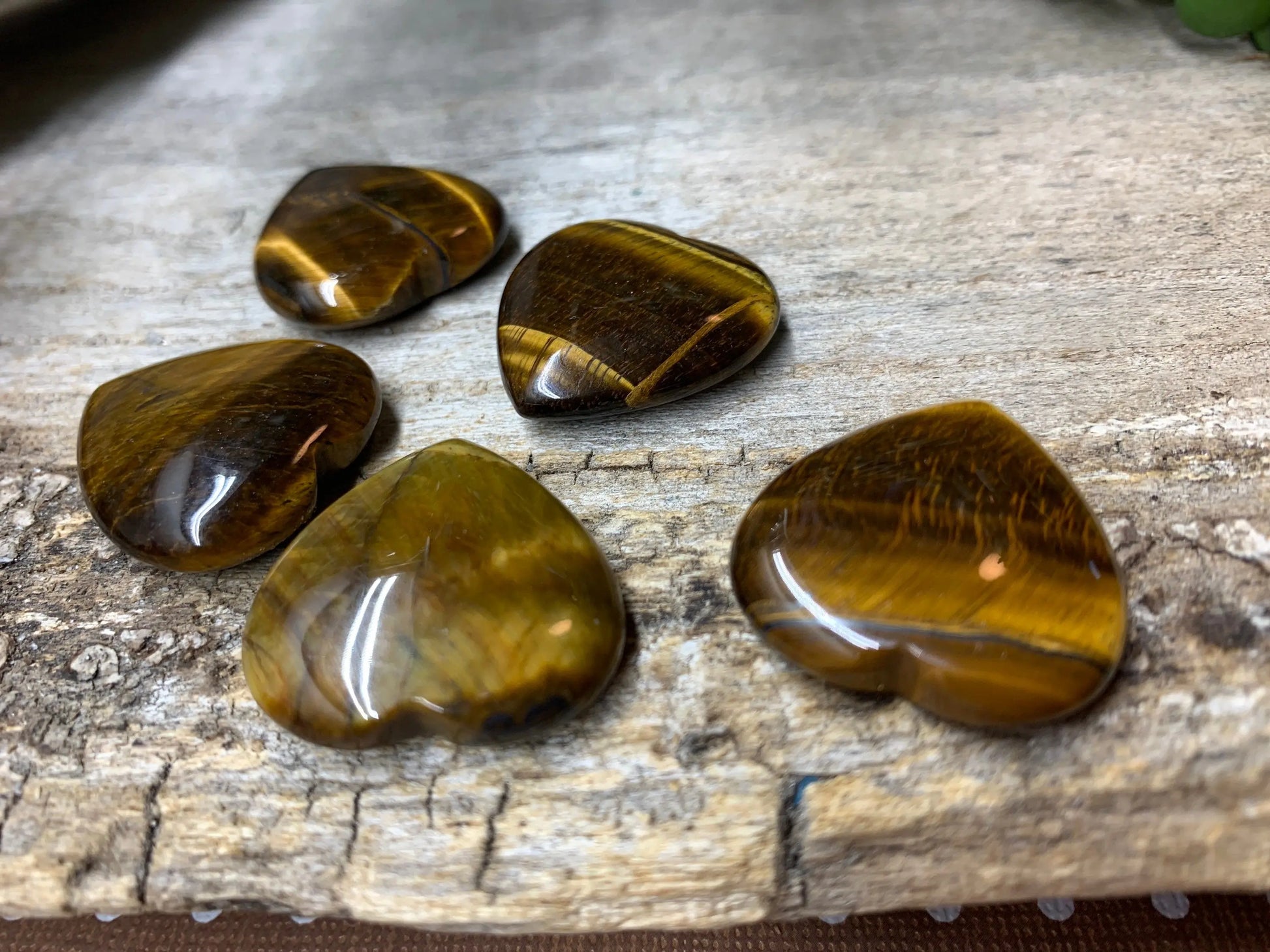Tigers Eye Heart  25mm 05556 Shop Wholesale Crystals