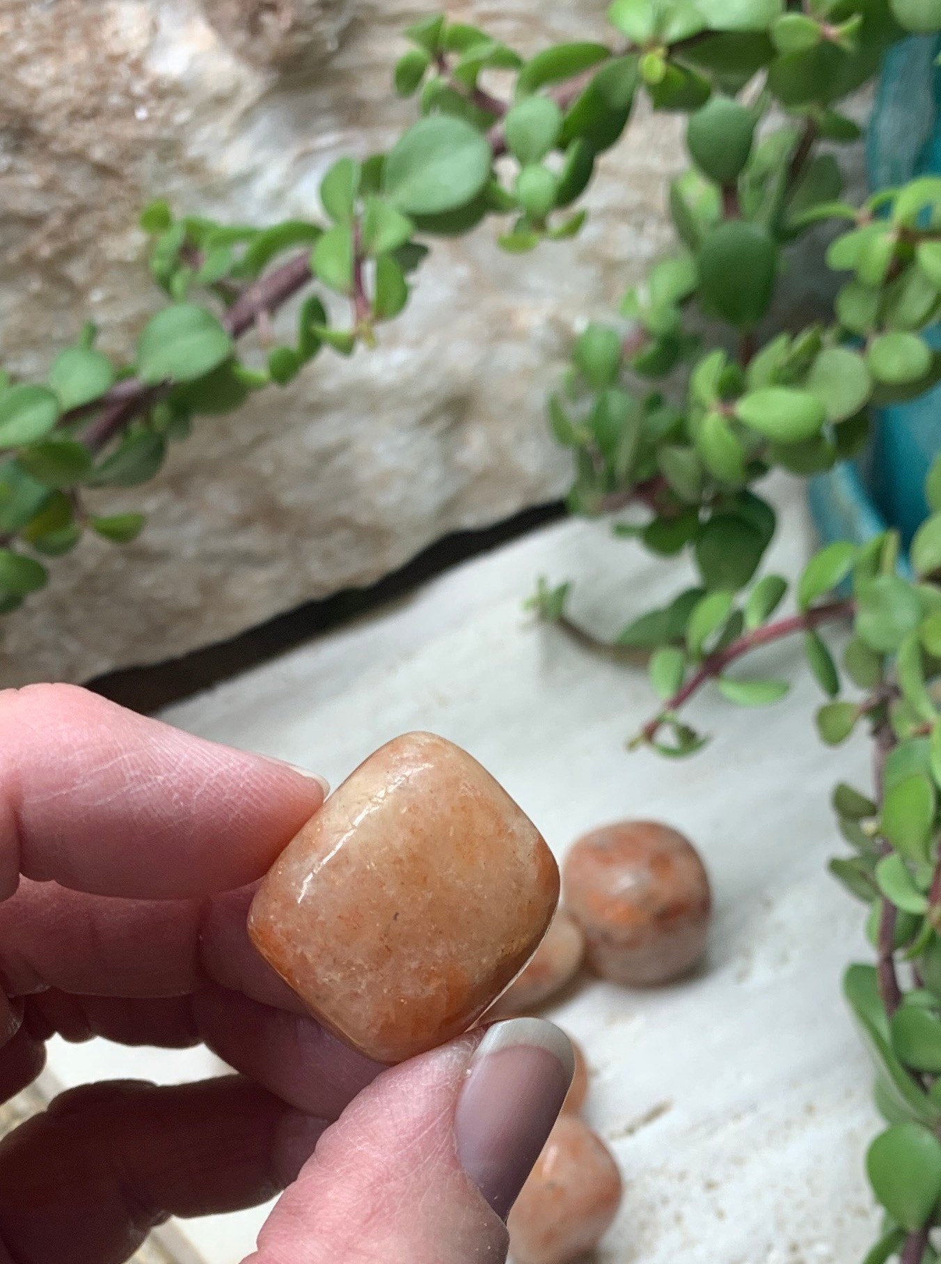 Polished Sunstone (Approx. 1" - 1 1/4") BIN-1389