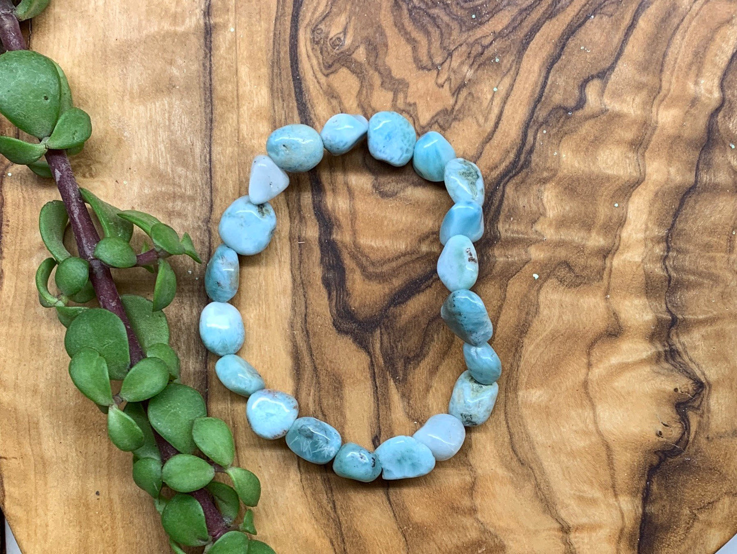 Larimar Pebble Bracelet BRC-0118