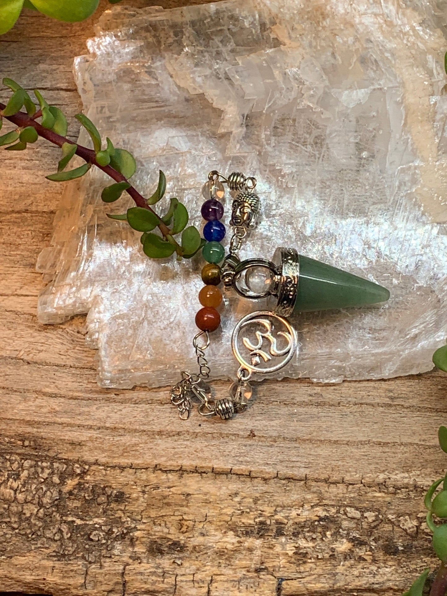 Green Aventurine Chakra Pendulum PND-0064