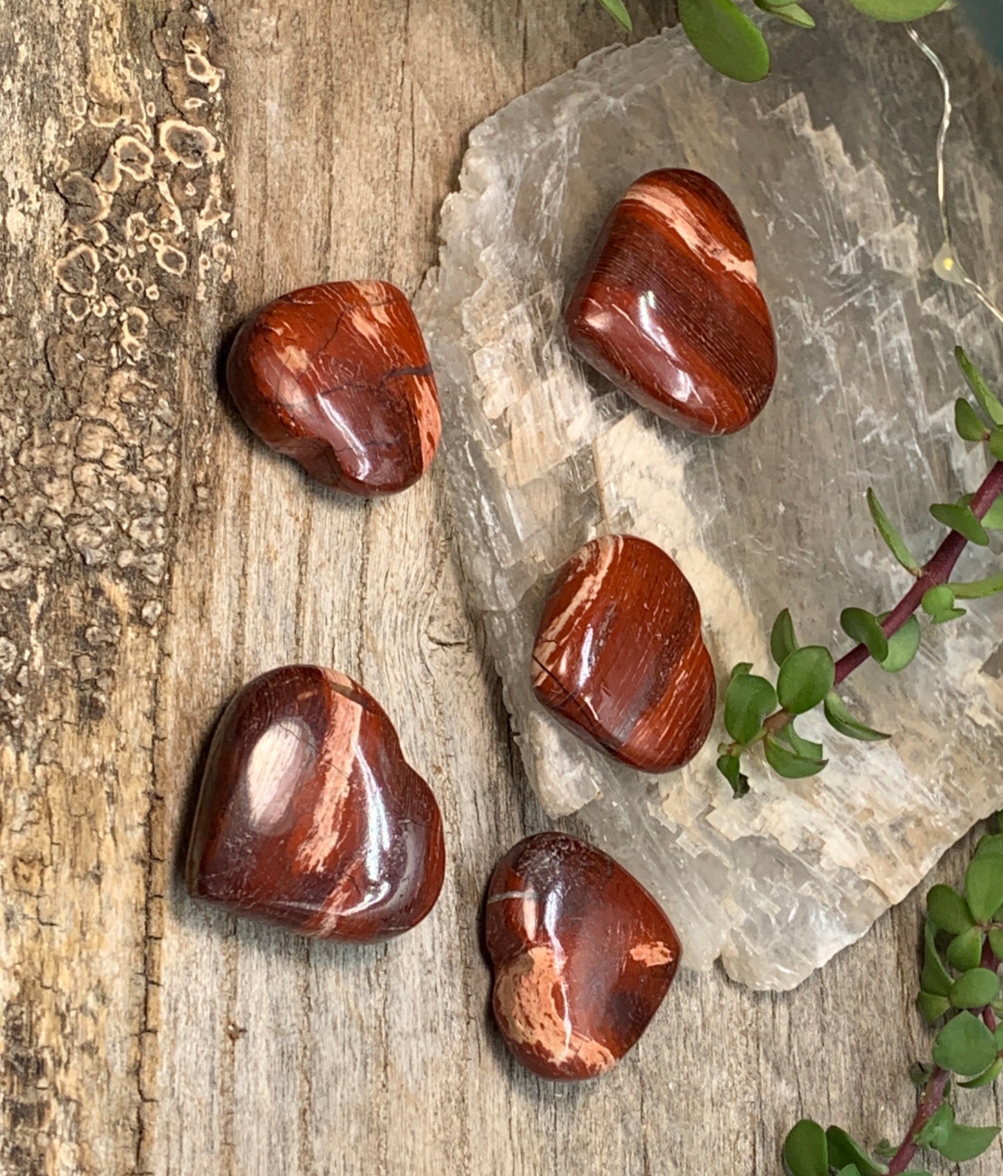 Snake Skin Jasper Heart (Approx. 1 1/4") 0539