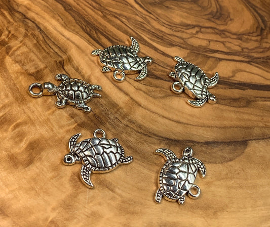 Turtle Pendant Silver Alloy 0641-A