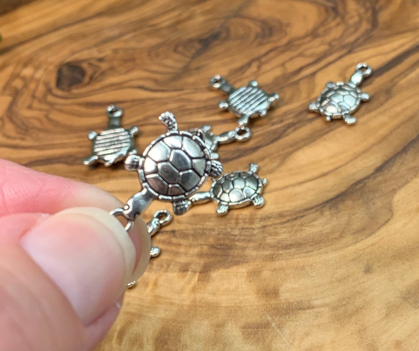 Turtle Pendant Silver Alloy 0641-E